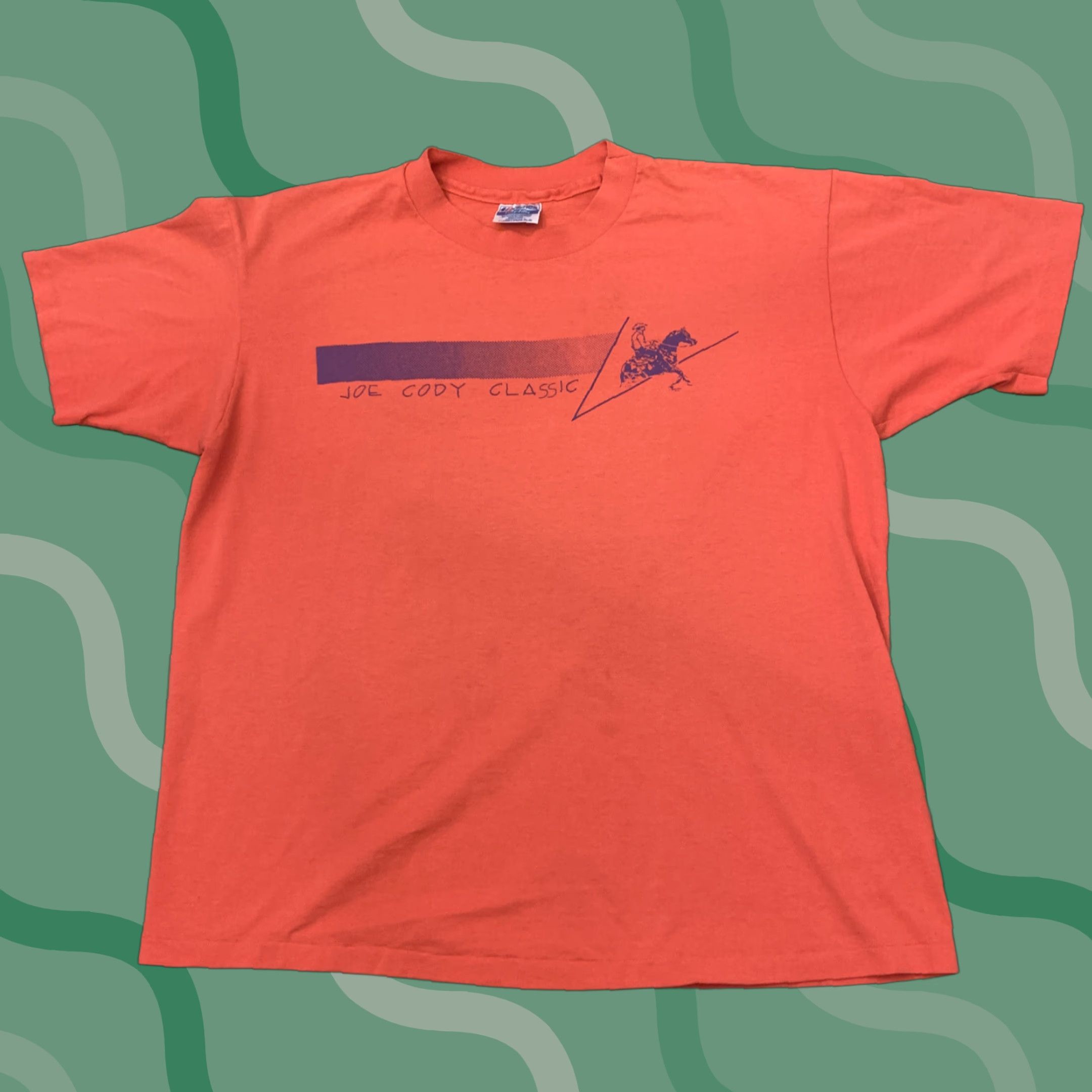Vintage VINTAGE Joe Cody Classic Willow Brook Farms T-Shirt XL Pink Men 1993 Catasauqua PA Size US XL / EU 56 / 4 - 1 Thumbnail
