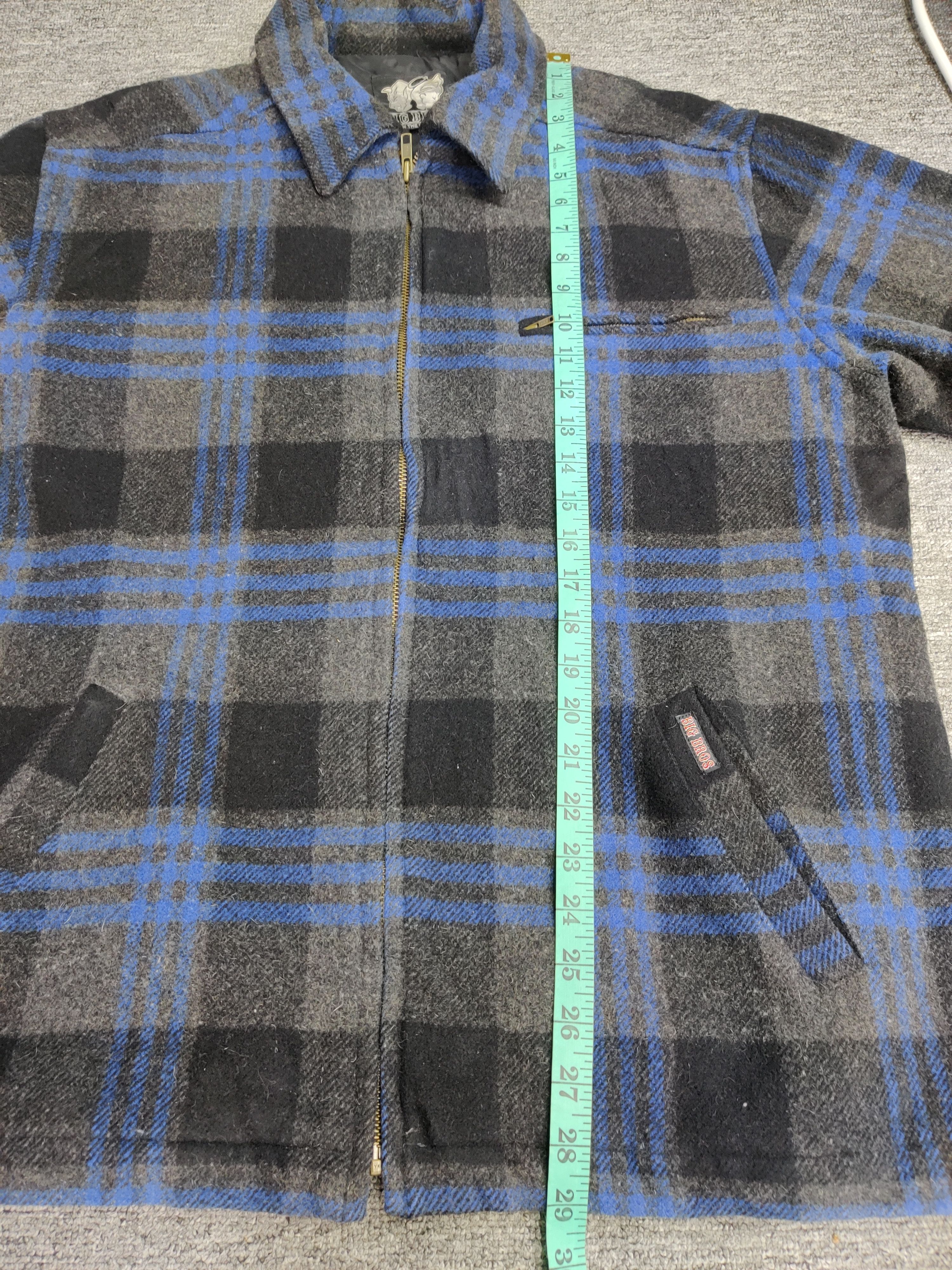 Japanese Brand Vintage Big Bros Wool Plaid Flannel Jacket Size US L / EU 52-54 / 3 - 18 Thumbnail