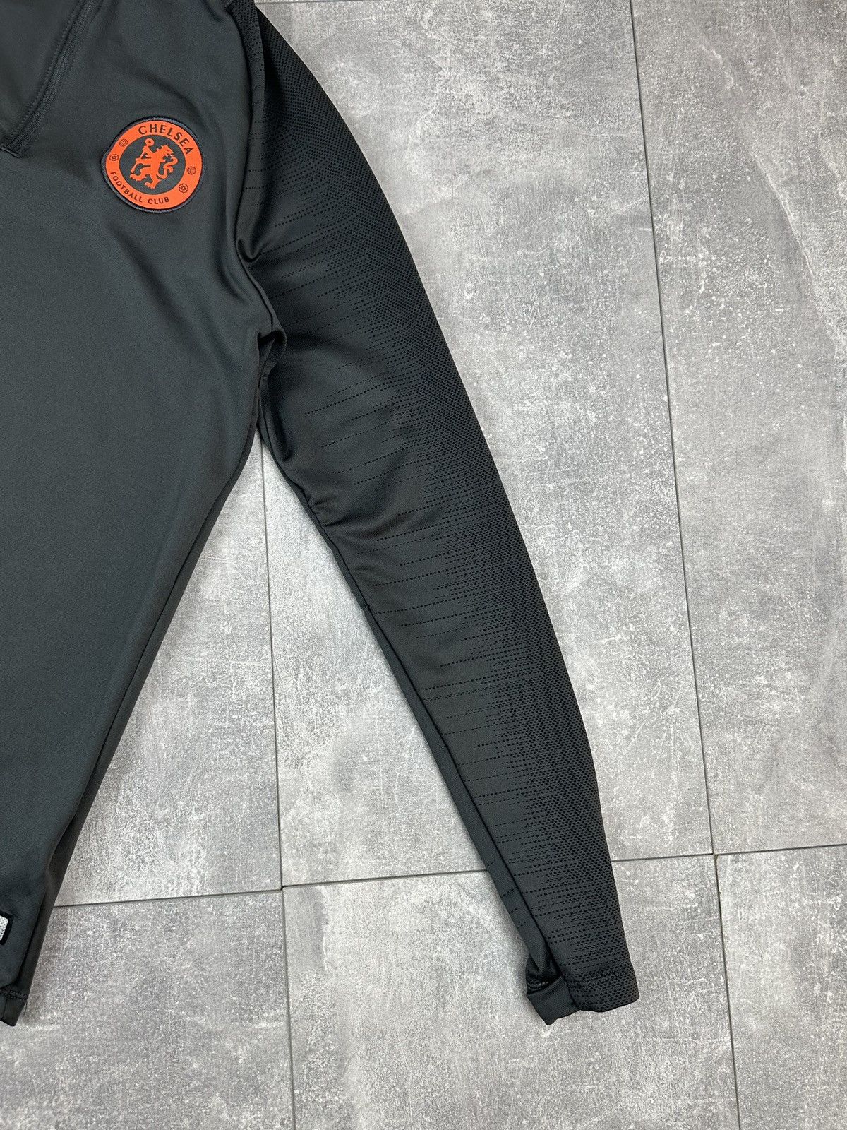 Nike Nike Chelsea Fc Silver 1/3 Zip Training Soccer Sweatshit Size US S / EU 44-46 / 1 - 6 Thumbnail