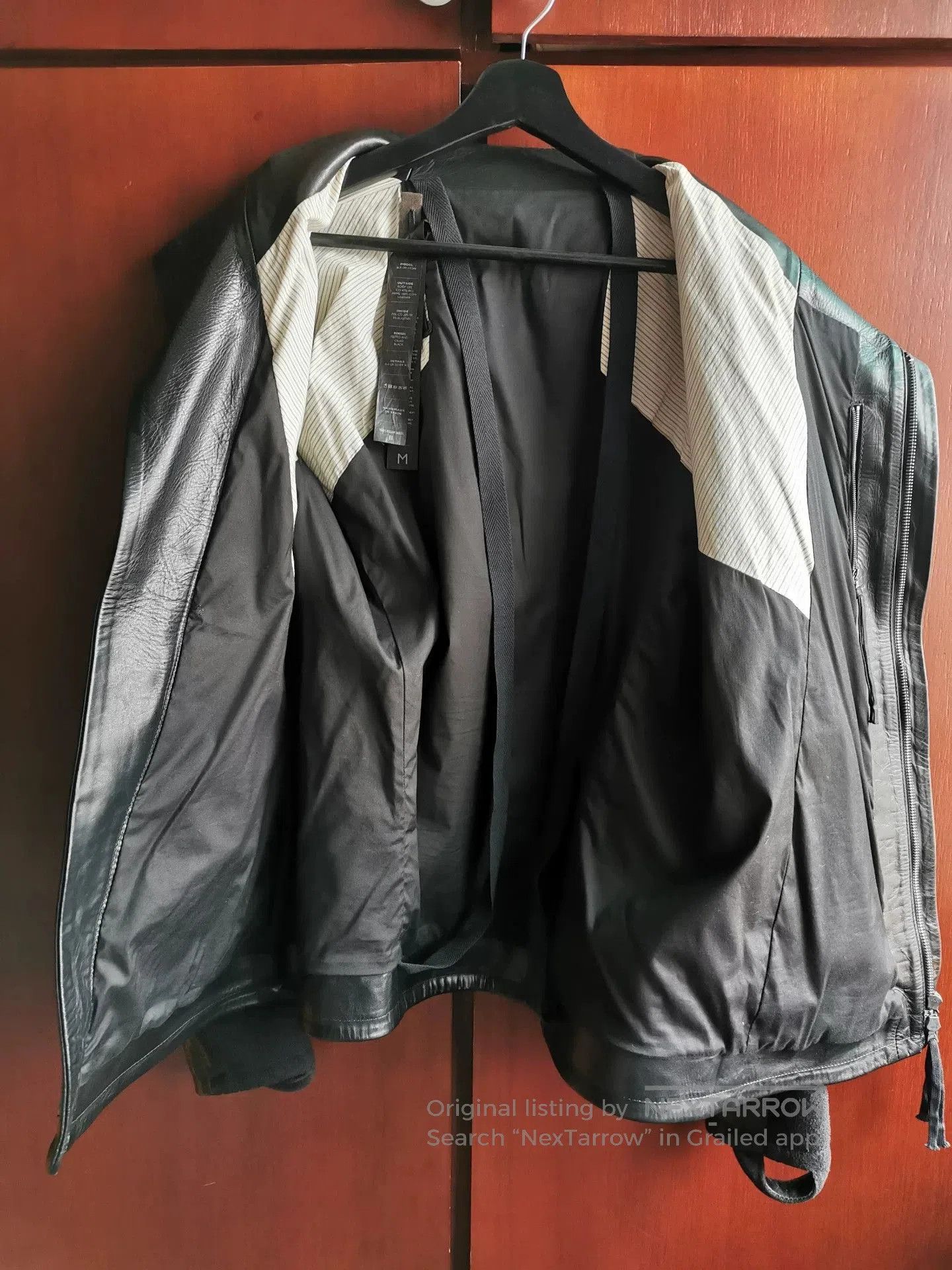 Boris Bidjan Saberi Boris Bidjan Saberi Black Leather Jacket. Size US M / EU 48-50 / 2 - 4 Thumbnail