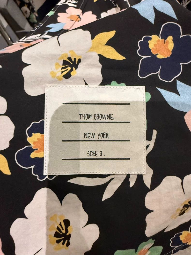 Thom Browne Thom Browne size3 Full flower design shirt Size US L / EU 52-54 / 3 - 4 Thumbnail