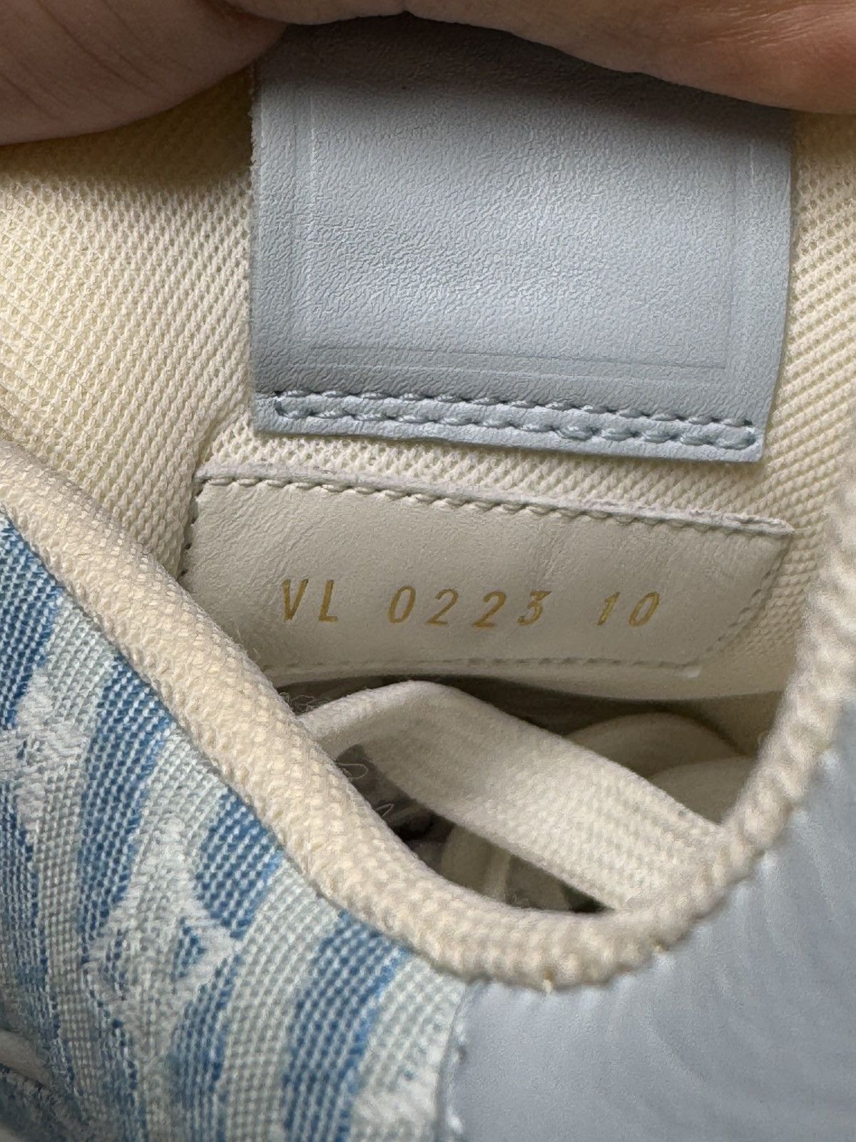 Louis Vuitton Louis Vuitton LV Trainer Low Blue Stripe Mini Monogram Sz 10 Size US 10 / EU 43 - 6 Thumbnail