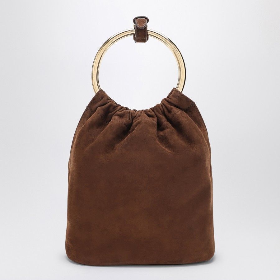 Prada o1d2blof0924 Size : OS / Suede Mini Bag In Brown Size ONE SIZE - 3 Thumbnail