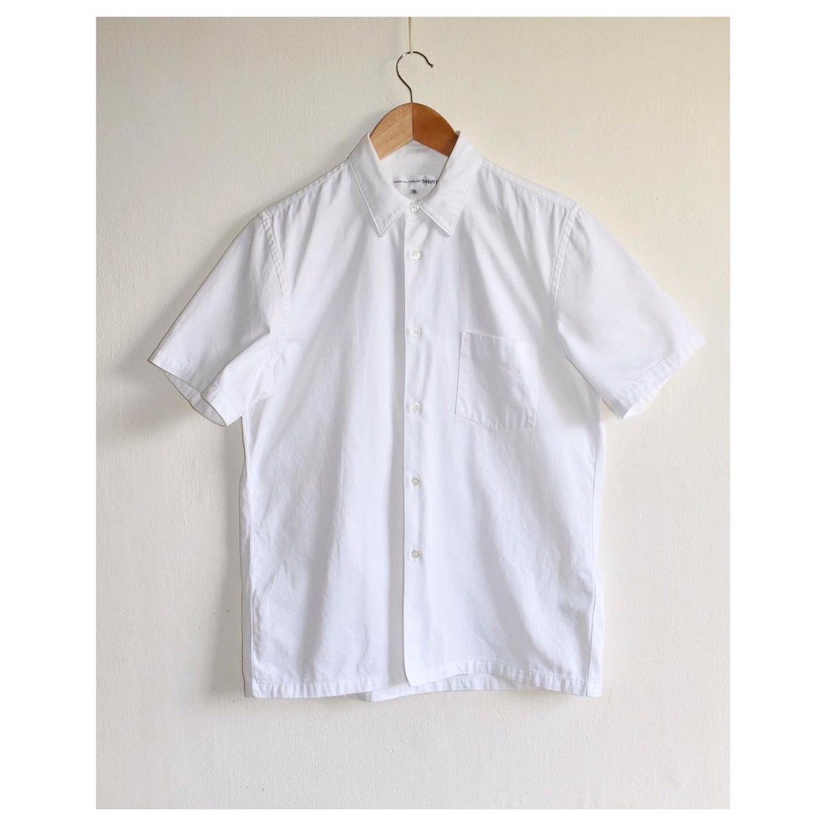 Comme des Garcons SHIRT COMME des GARÇONS SHIRT white short sleeves shirt Size US M / EU 48-50 / 2 - 2 Thumbnail