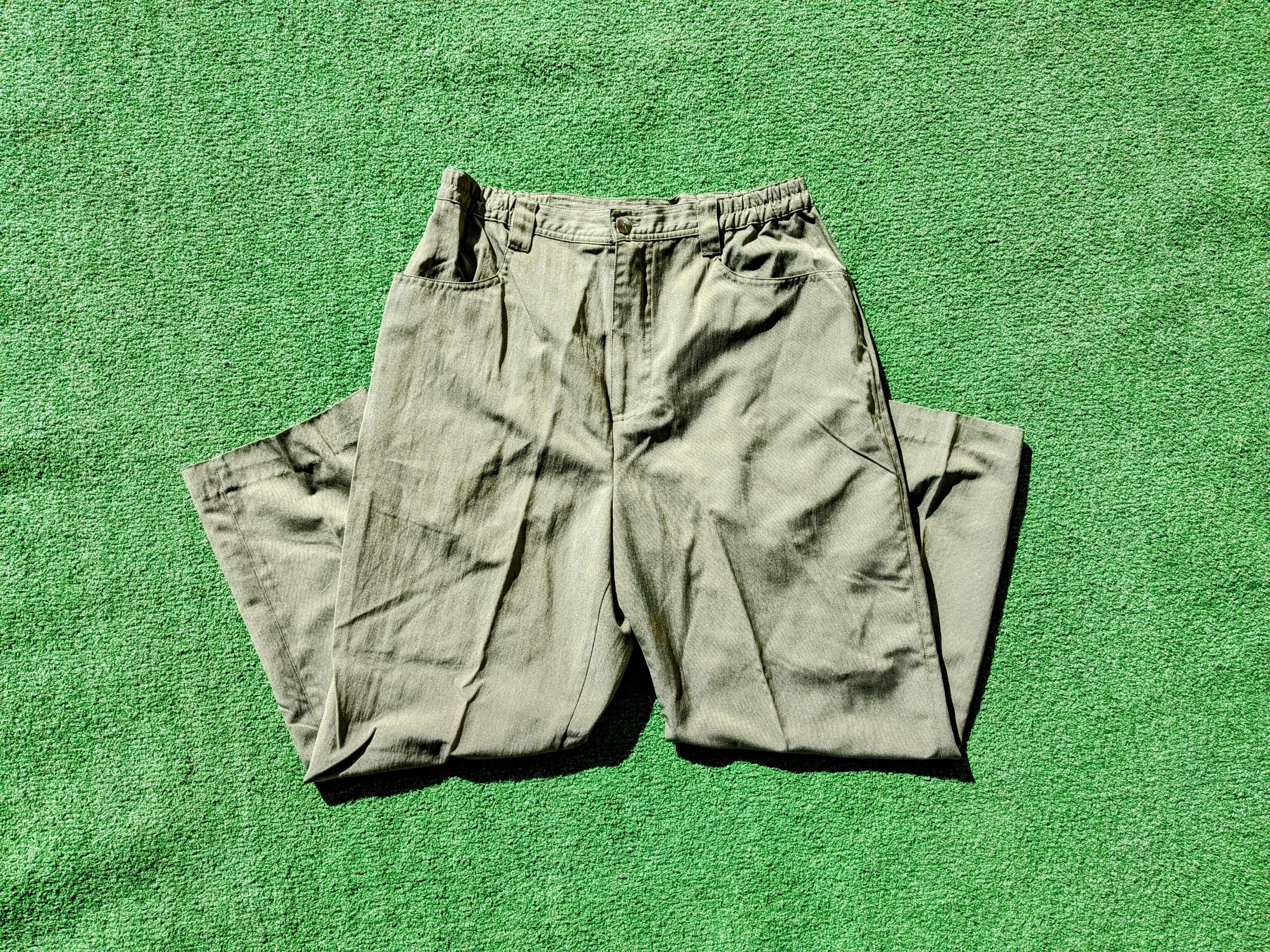 Designer TravelSmith Casual Womens Petite Sz 6 Olive Green Pants EUC Size 28" / US 6 / IT 42 - 1 Thumbnail