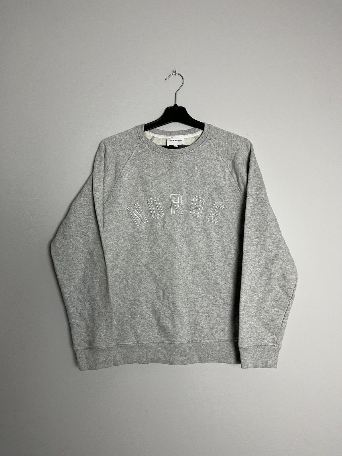 Norse projects crewneck logo sweatshirt