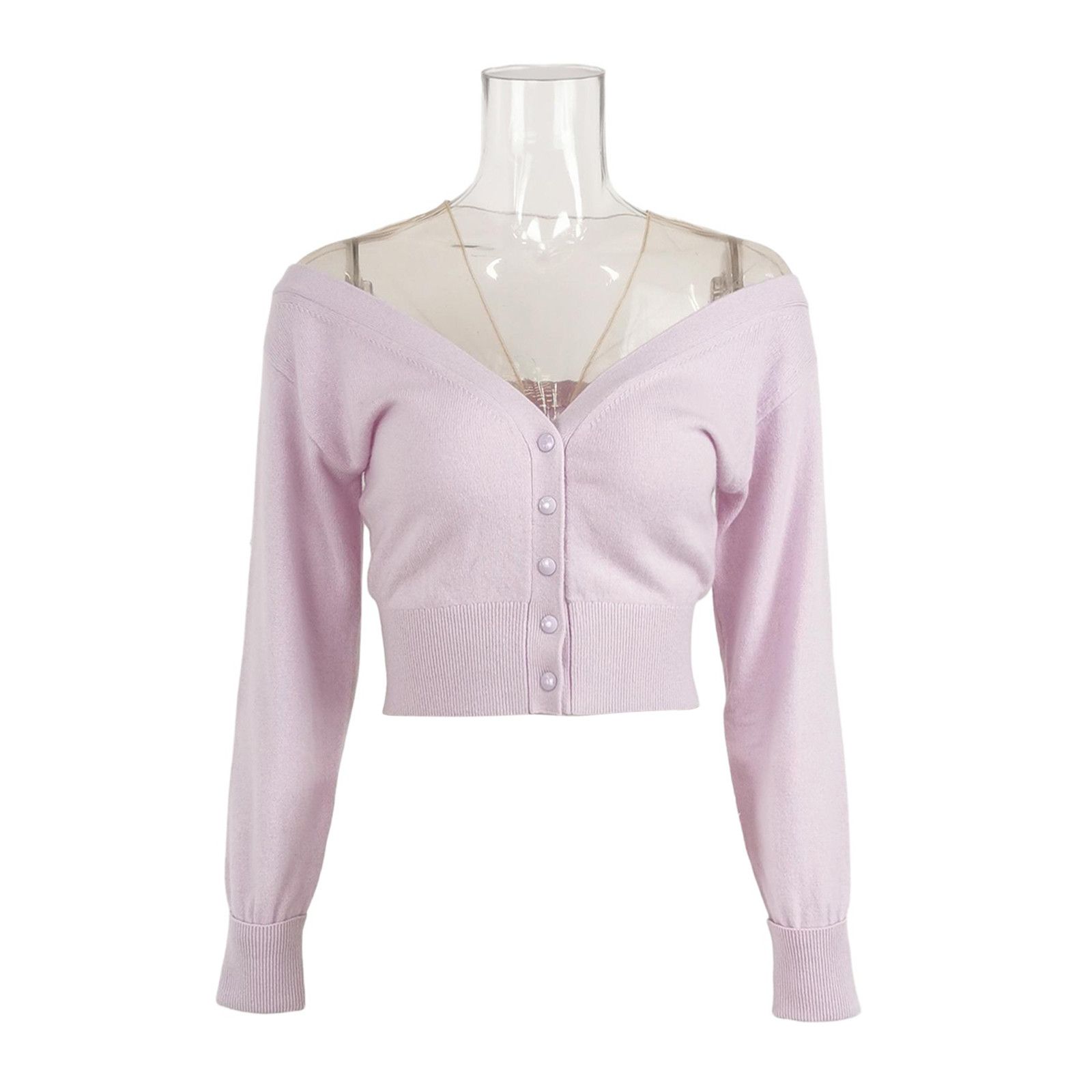 Alexander Wang Alexander Wang Wool Blend V-Neck Cardigan Size XS Size XS / US 0-2 / IT 36-38 - 1 Thumbnail