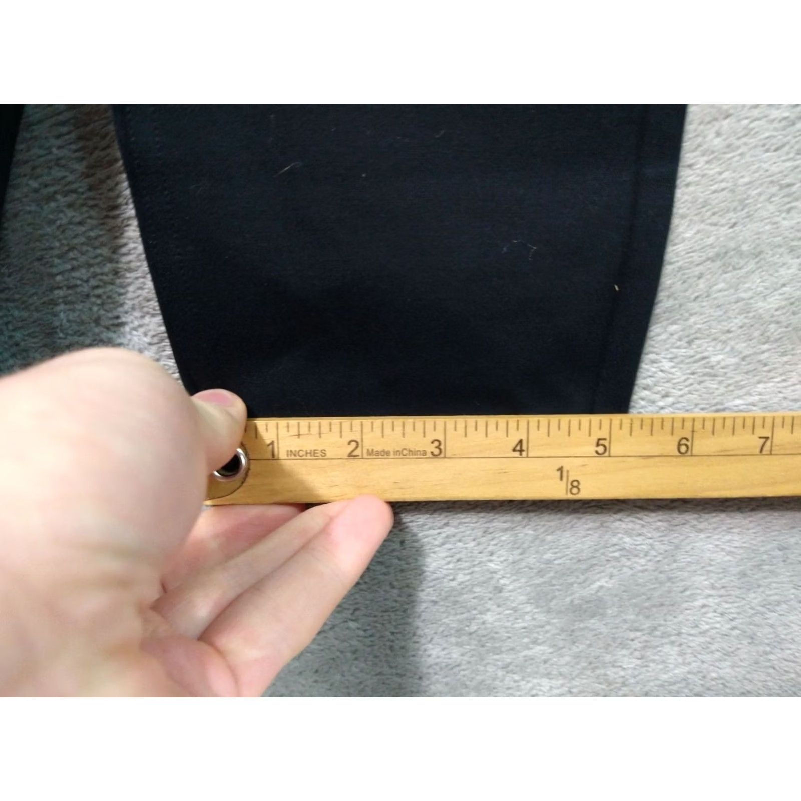 Spanx Spanx Pants Womens Large Black Stretch Skinny Ankle High Rise Pull On Slim Front Flat Front Spring Fall Winter Casual Business Mens Womens Size 36" / US 14 / IT 50 - 6 Thumbnail
