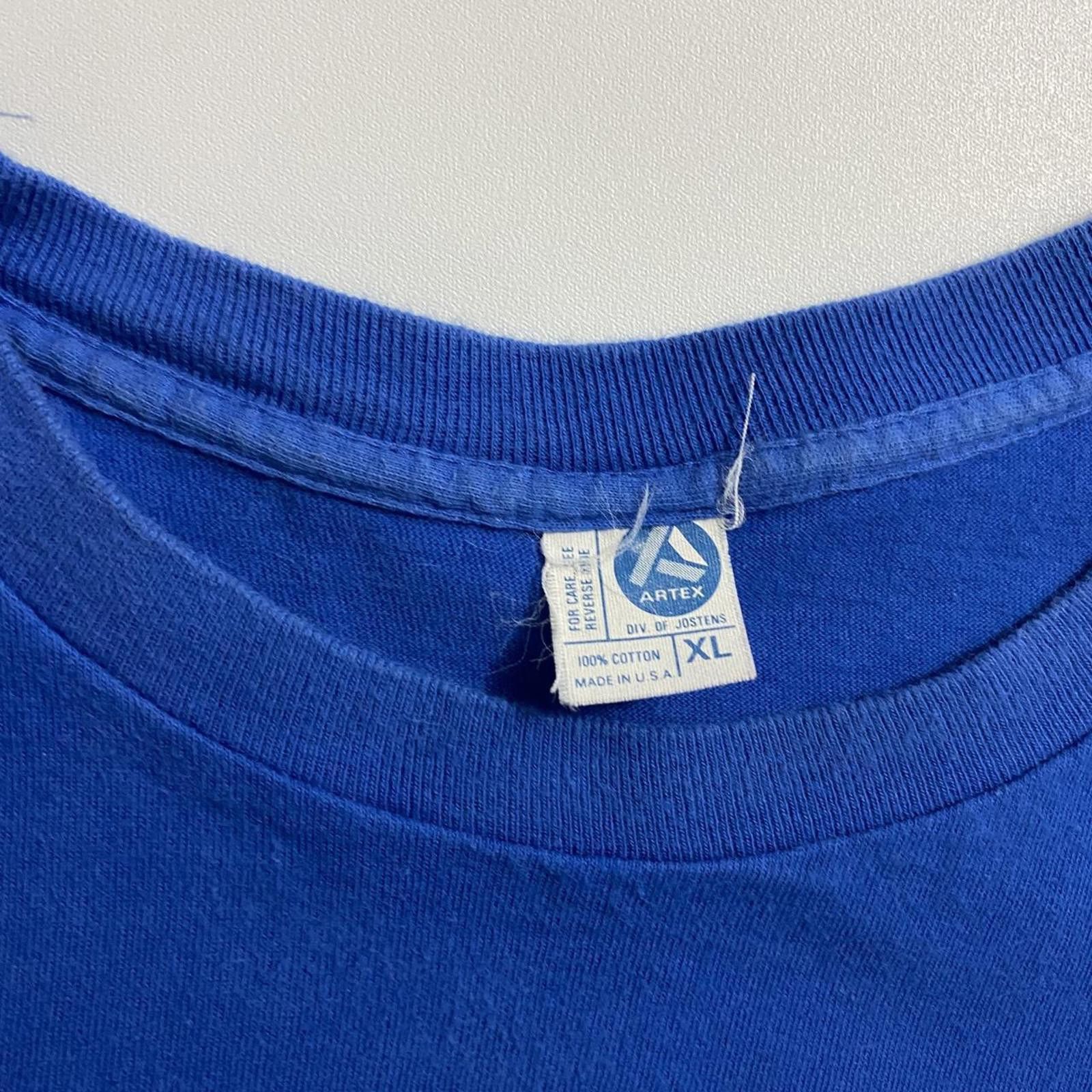 Vintage Vintage 90s Save The Whales Blue Tee Size US XL / EU 56 / 4 - 3 Thumbnail