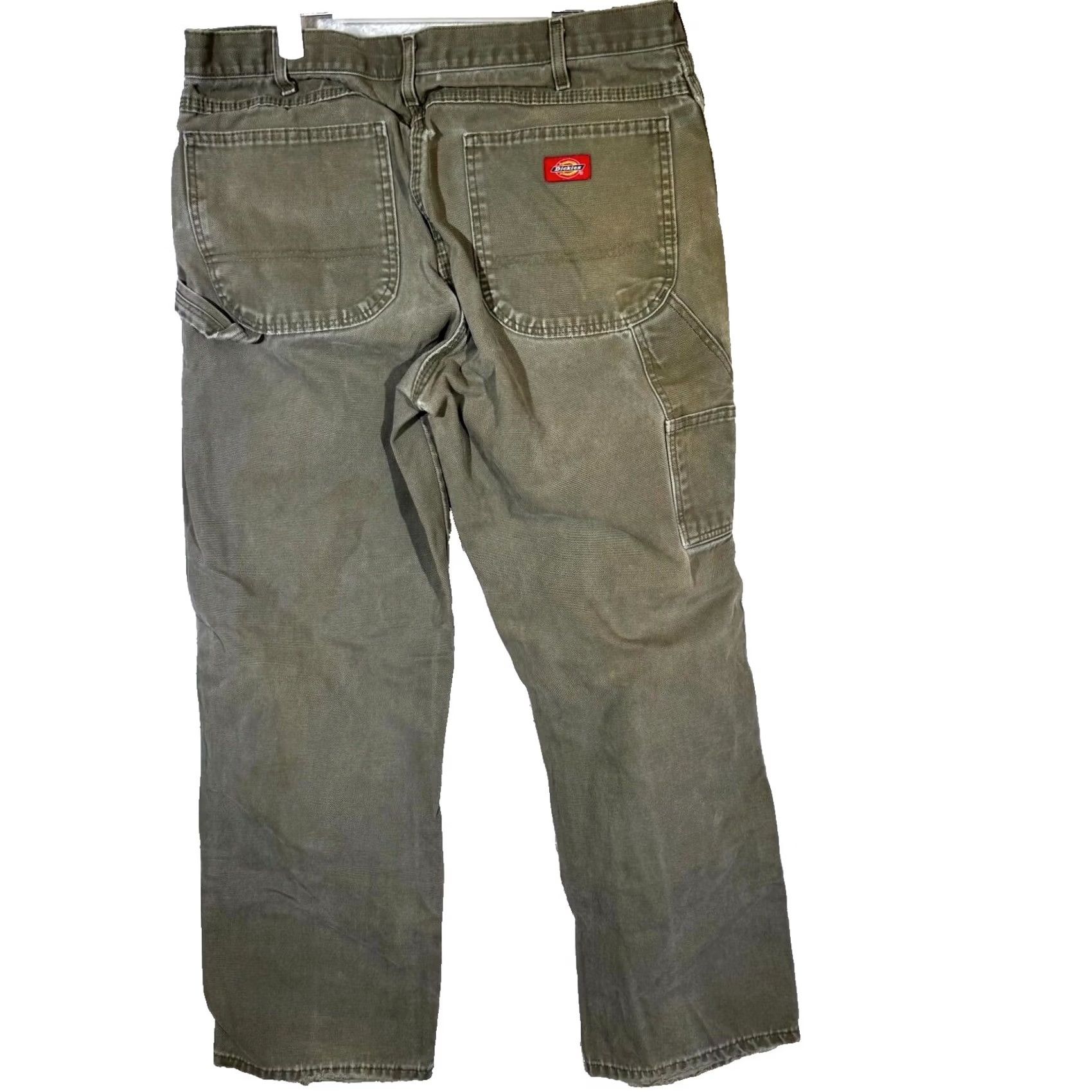 Dickies Dickies Carpenter Jeans Men’s 36 x 30 Green Denim Distressed Workwear Straight Leg Size US 36 / EU 52 - 2 Thumbnail