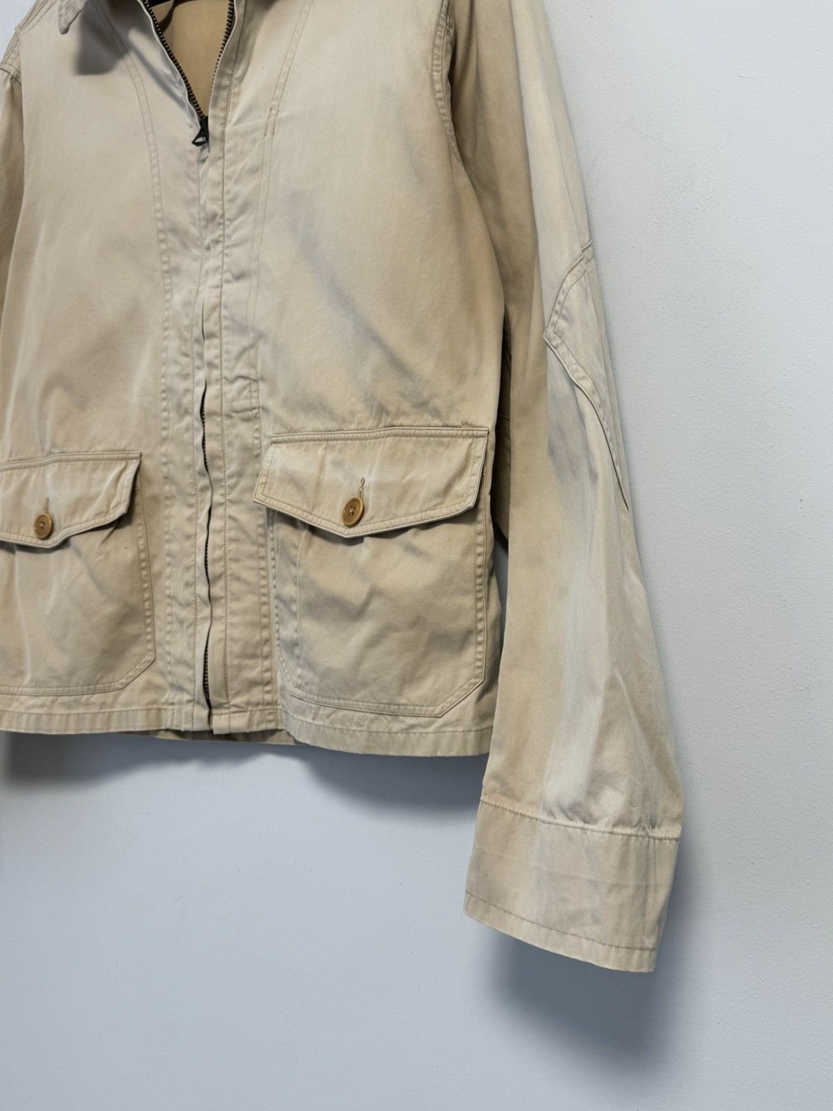 Polo Ralph Lauren Polo Ralph Lauren Beige Zip Jacket Lightweight Casual Size S / US 4 / IT 40 - 6 Thumbnail