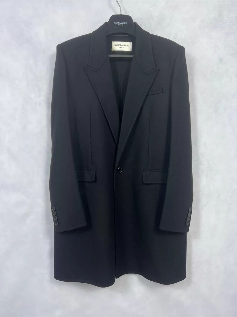 Saint Laurent Paris Saint Laurent Chesterfield Coat in Excellent Condition- DMC Size US L / EU 52-54 / 3 - 1 Thumbnail