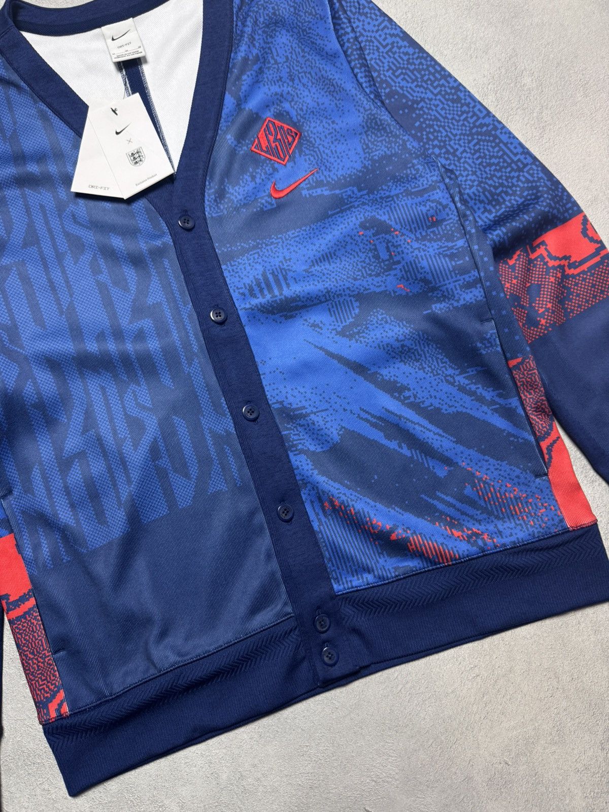 Nike England 2022 2023 Football Soccer Button Cardigan Nike Size US M / EU 48-50 / 2 - 4 Thumbnail