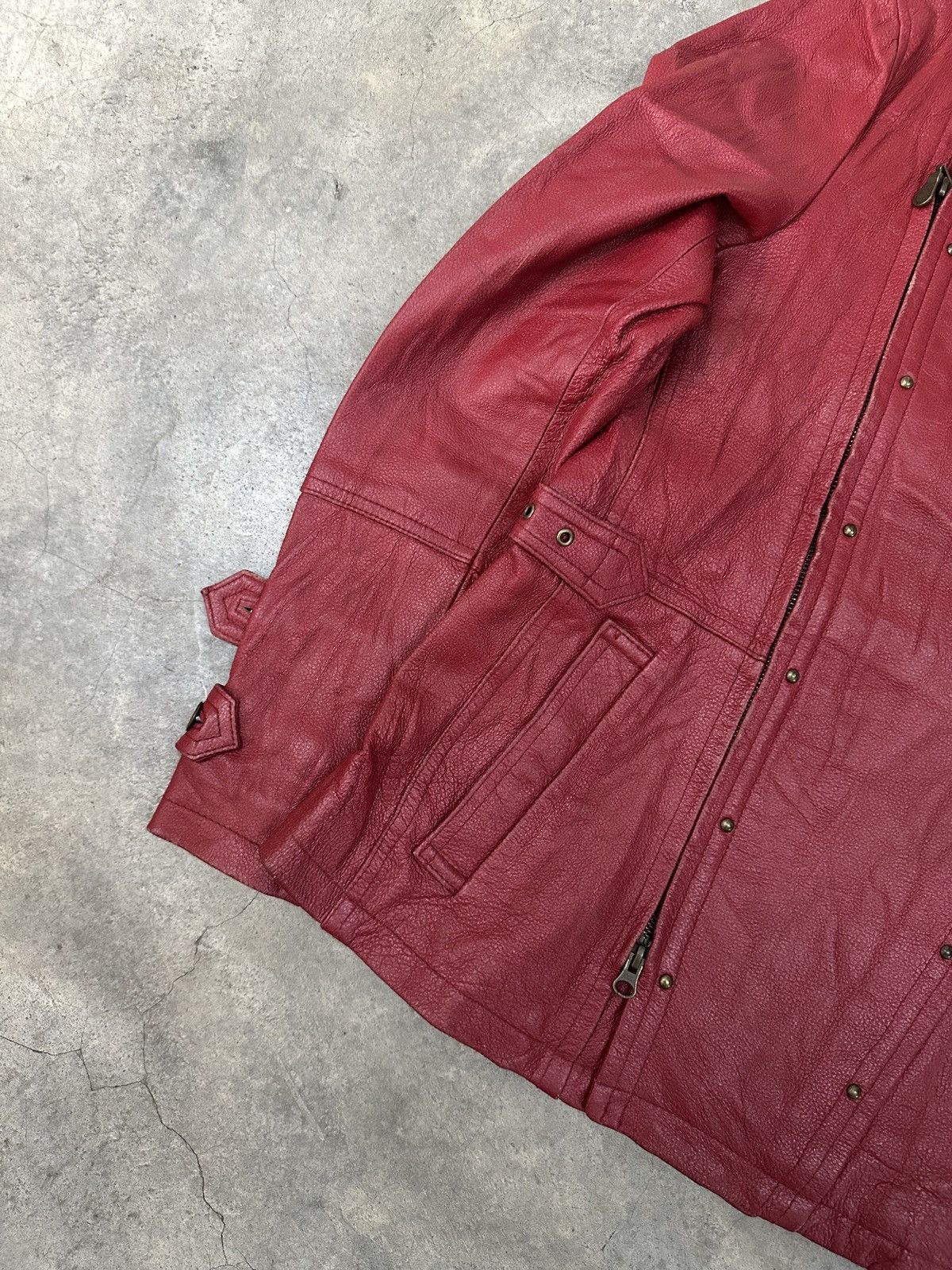 Japanese Brand × Tornado Mart 🔥RARE🔥 Vintage Tornado Mart Leather Jacket Size US S / EU 44-46 / 1 - 9 Thumbnail