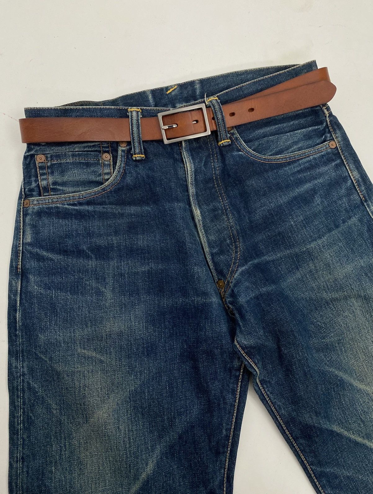 Y's Y's yohji yamamoto leather belt (Brown) Size ONE SIZE - 2 Thumbnail