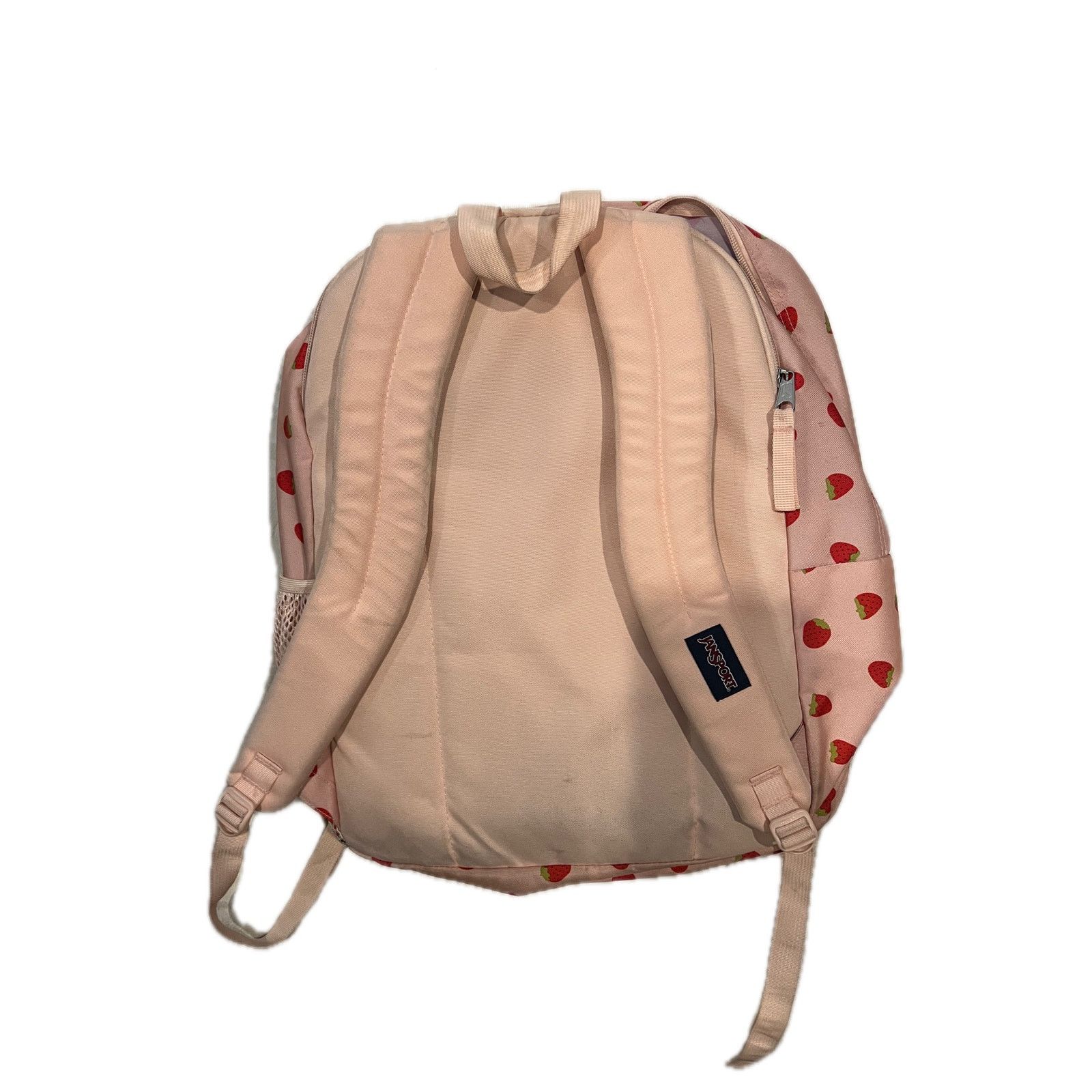 Jansport JanSport Pink Strawberry Big Student 3 Section Backpack Size 30 - 2 Thumbnail