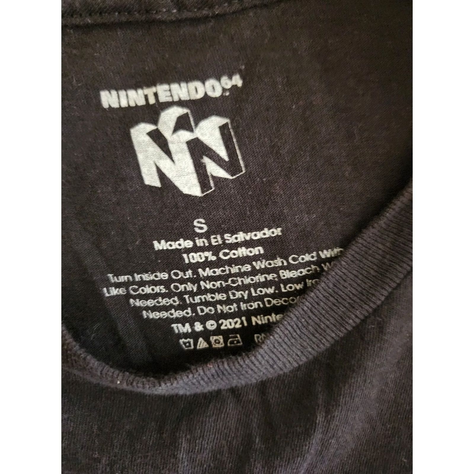 Nintendo Nintendo T-shirt Adult Small Black Men’s 64 Graphic Short Sleeve Size US S / EU 44-46 / 1 - 2 Thumbnail