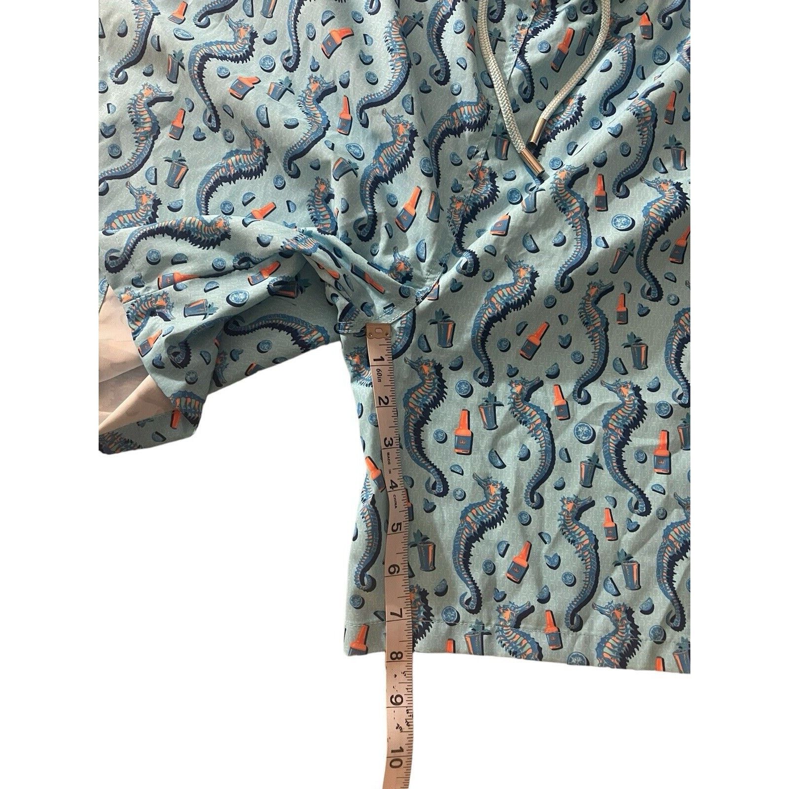 Peter Millar Peter Millar Seaside Collection Swim Trunks Blue Size XL Size US 40 / EU 56 - 4 Thumbnail