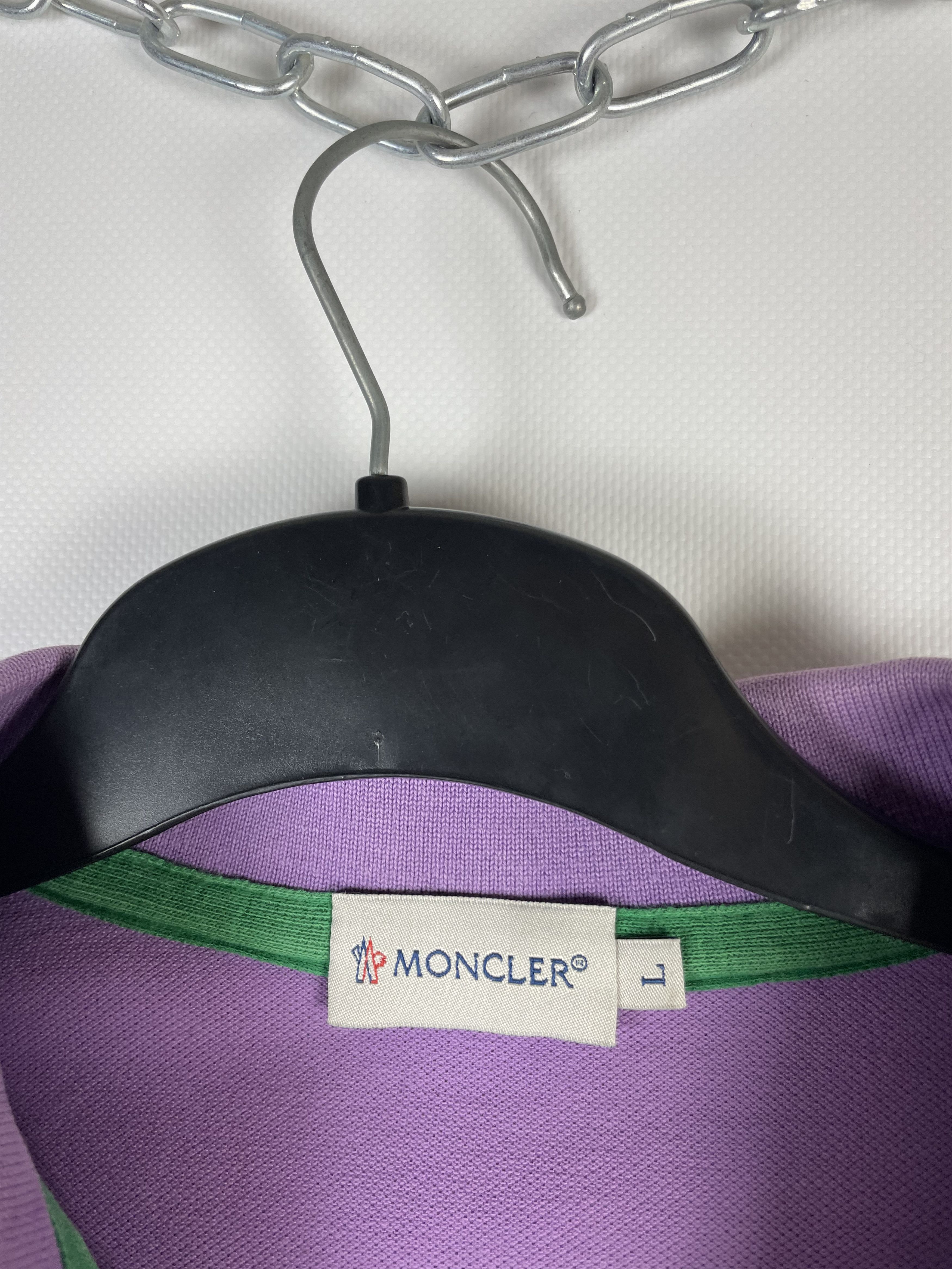 Moncler Moncler Polo T-shirt Size US L / EU 52-54 / 3 - 4 Thumbnail