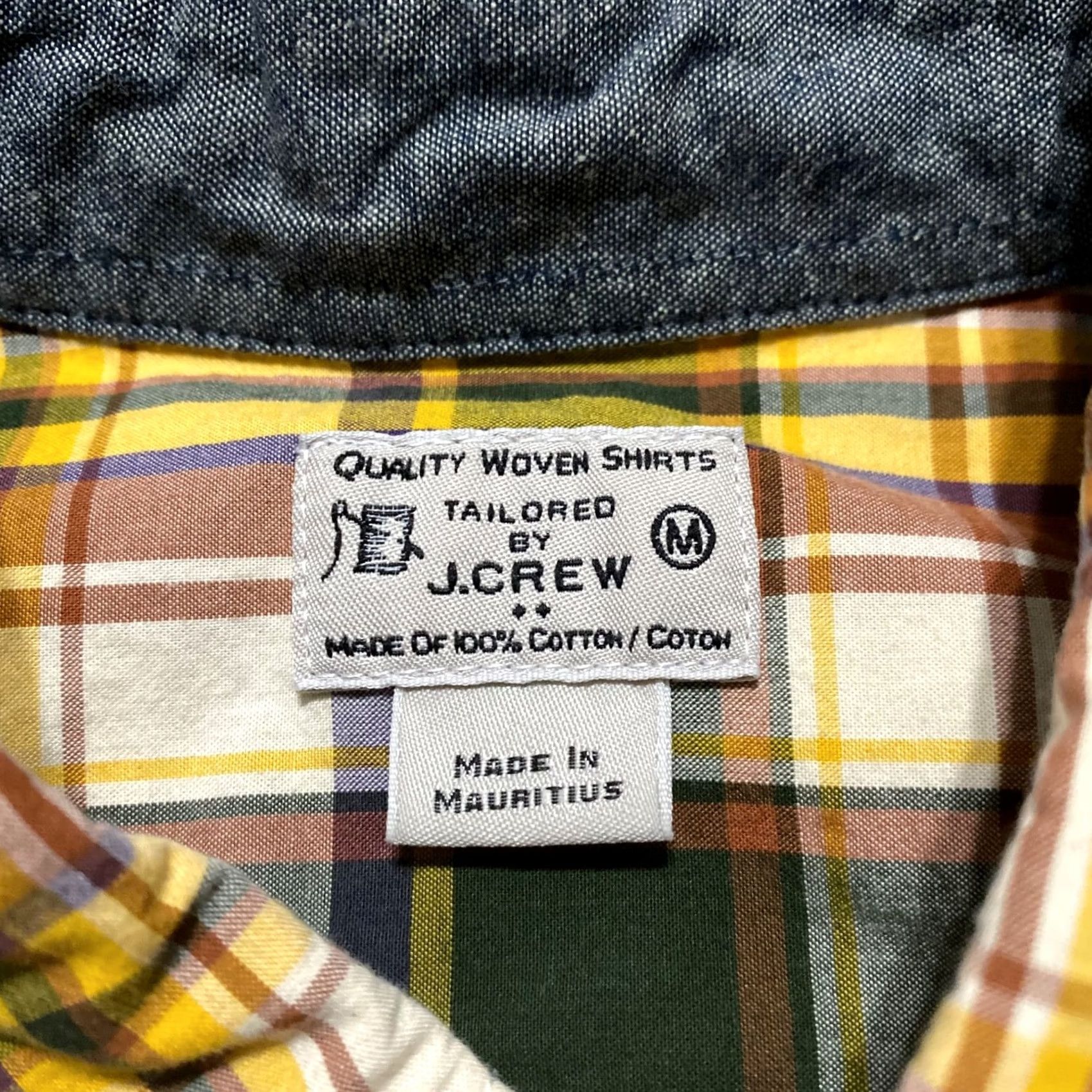 J.Crew J. Crew Mens Medium Multicolor Plaid Long Sleeve Button-Down Shirt 100% Cotton Size US M / EU 48-50 / 2 - 3 Thumbnail
