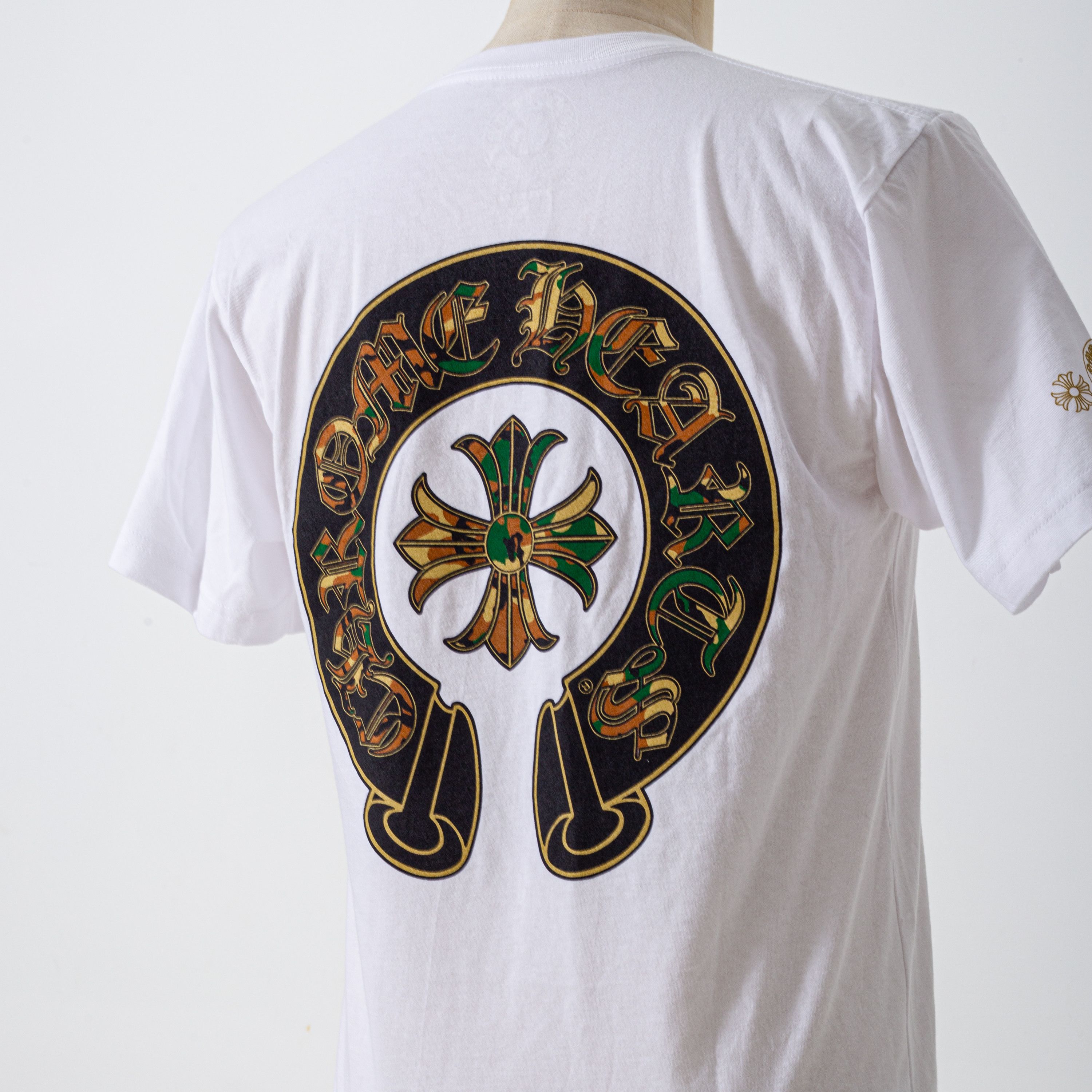 Chrome Hearts CHROME HEARTS Camo Tshirt White Size US M / EU 48-50 / 2 - 4 Thumbnail