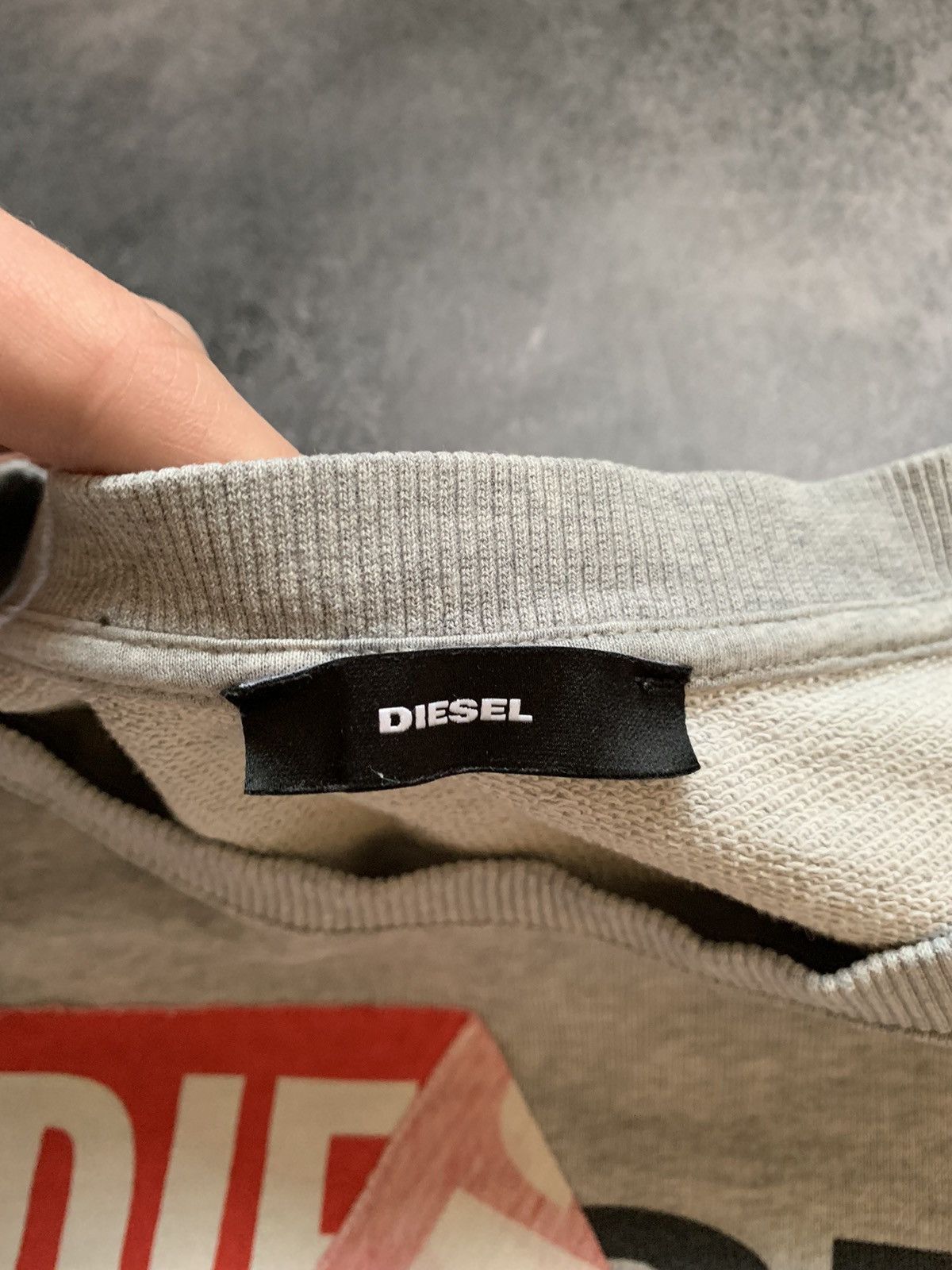 Diesel × Vintage vintage Diesel Y2K distressed sweatshirt Size US M / EU 48-50 / 2 - 9 Thumbnail
