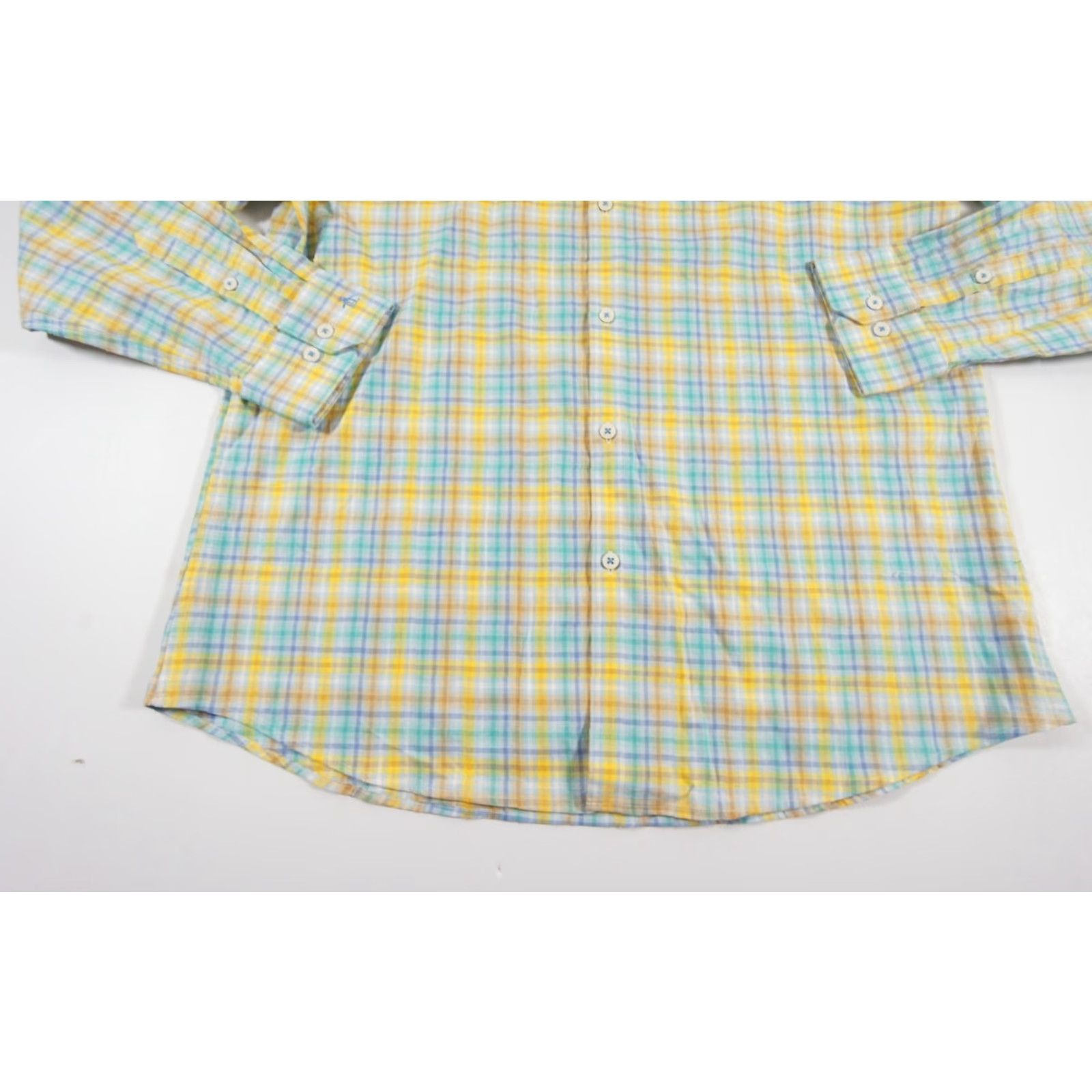 Original Penguin Original Penguin Button Up Shirt Mens 16.5 Check Long Sleeve Preppy Multicolor 34/35 Size US L / EU 52-54 / 3 - 4 Thumbnail