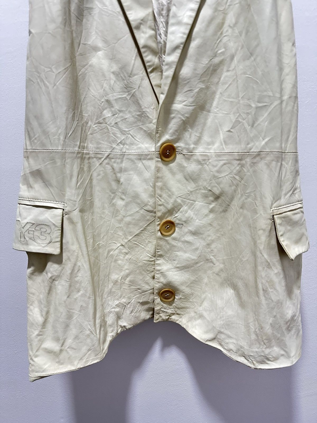Yohji Yamamoto Yohji Yamamoto Y3 X Adidas Long Vest Leather Design Size XS / US 0-2 / IT 36-38 - 7 Thumbnail
