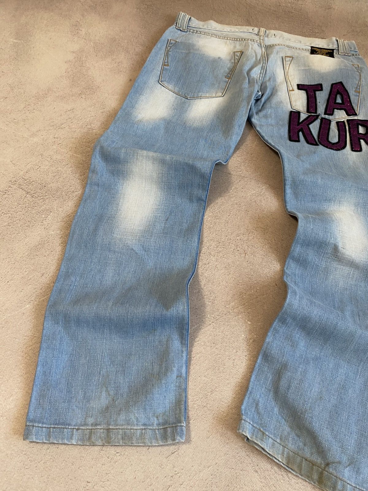 Japanese Brand Baggy Faded Pants If Six Was Nine style y2k jeans Size US 33 - 2 Thumbnail