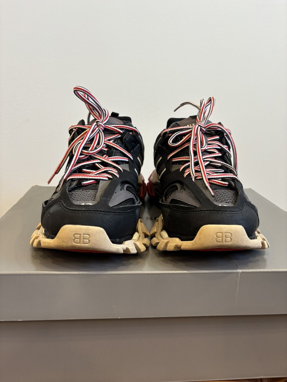 Balenciaga Balenciaga Track Runner Blk/Grey Size US 10 / EU 43 - 1 Thumbnail