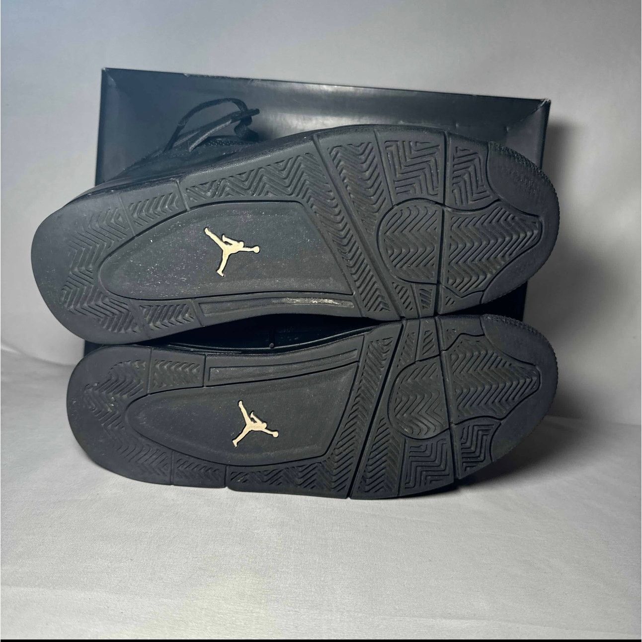 Jordan Brand × Nike Size 9.5 Nike Air Jordan 4 Retro Black Cat 2020 Men's Shoes Size US 9.5 / EU 42-43 - 6 Thumbnail