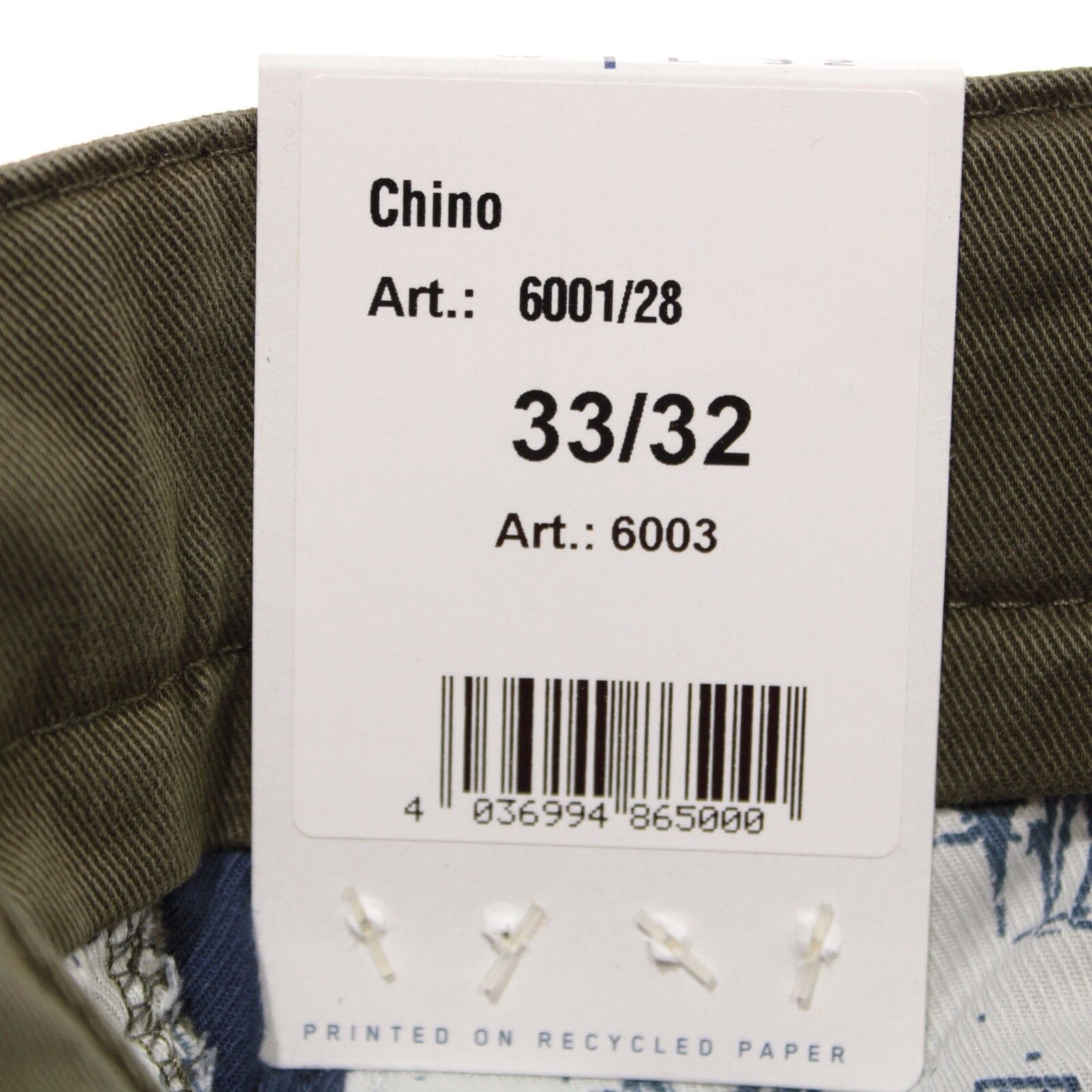 Meyer New with tags Chino Size 33 US In Green