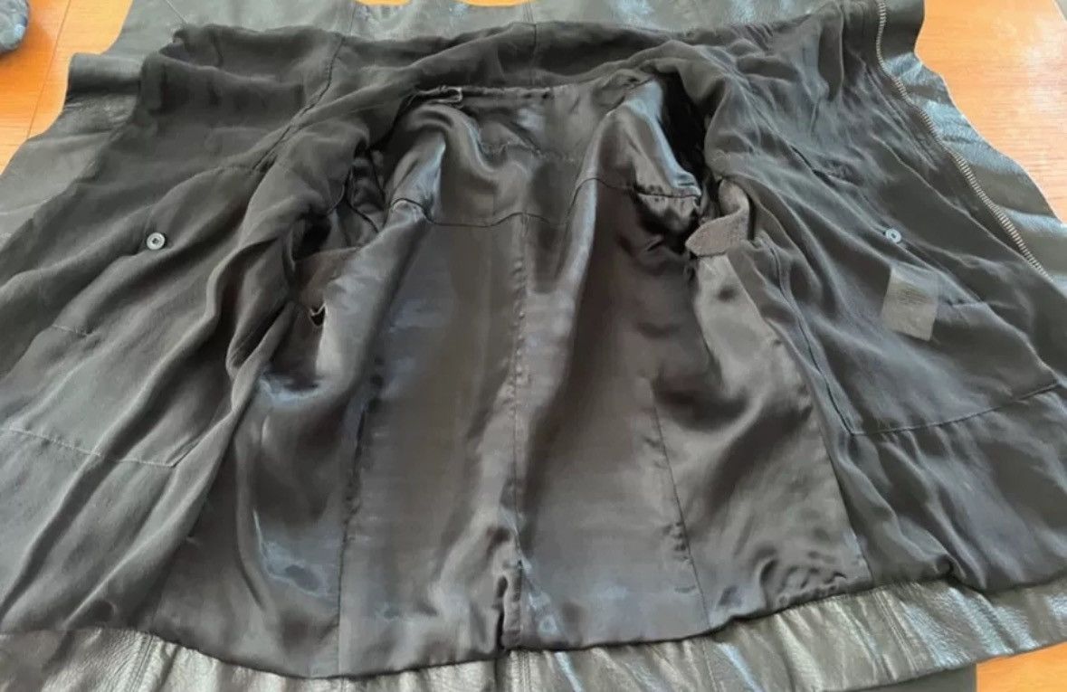 Rick Owens Rick Owens Dark Leather Motorcycle Jacket Size US M / EU 48-50 / 2 - 6 Thumbnail