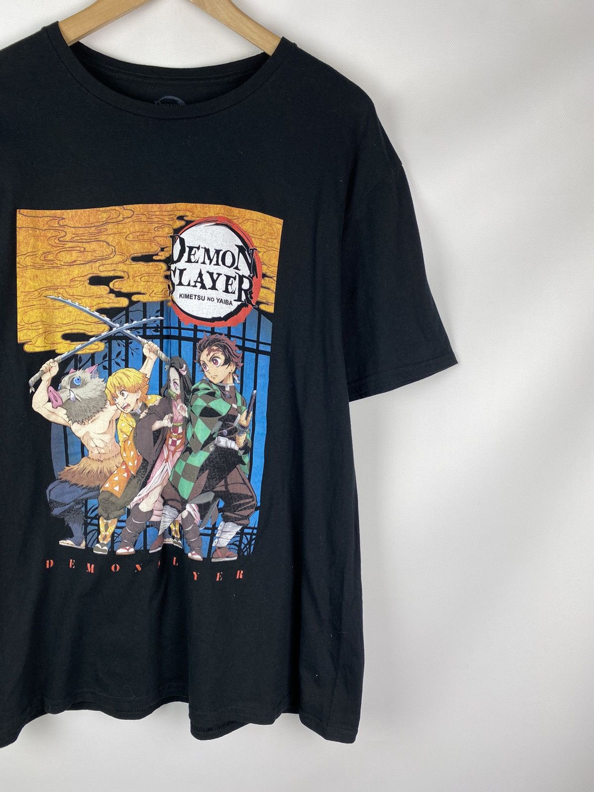 Anime Demon Slayer Kimetsu No Yaiba Poster men’s t shirt anime Size US XL / EU 56 / 4 - 3 Thumbnail