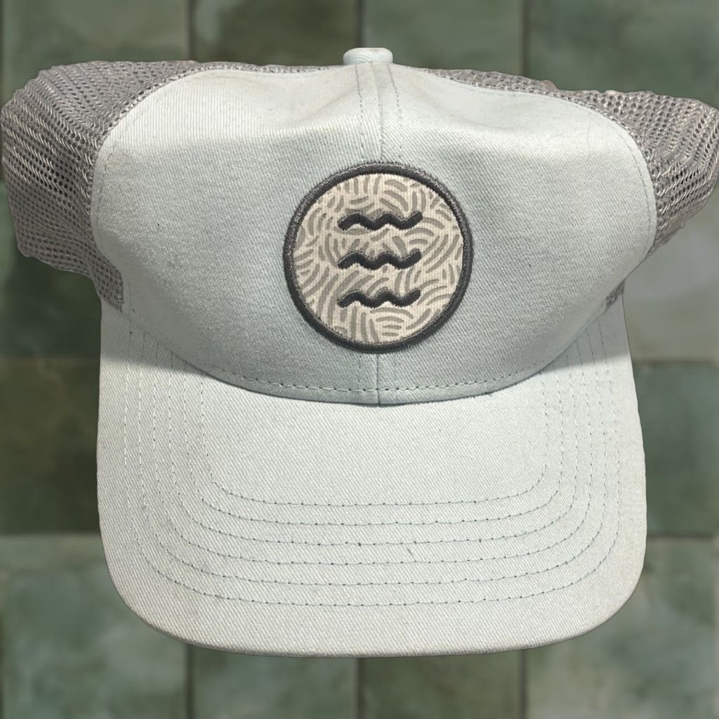 Vintage Free Fly Icon Trucker Hat SnapBack Sea Mist Mens One Size Adjustable Polyester Cotton Hat Size ONE SIZE - 1 Thumbnail