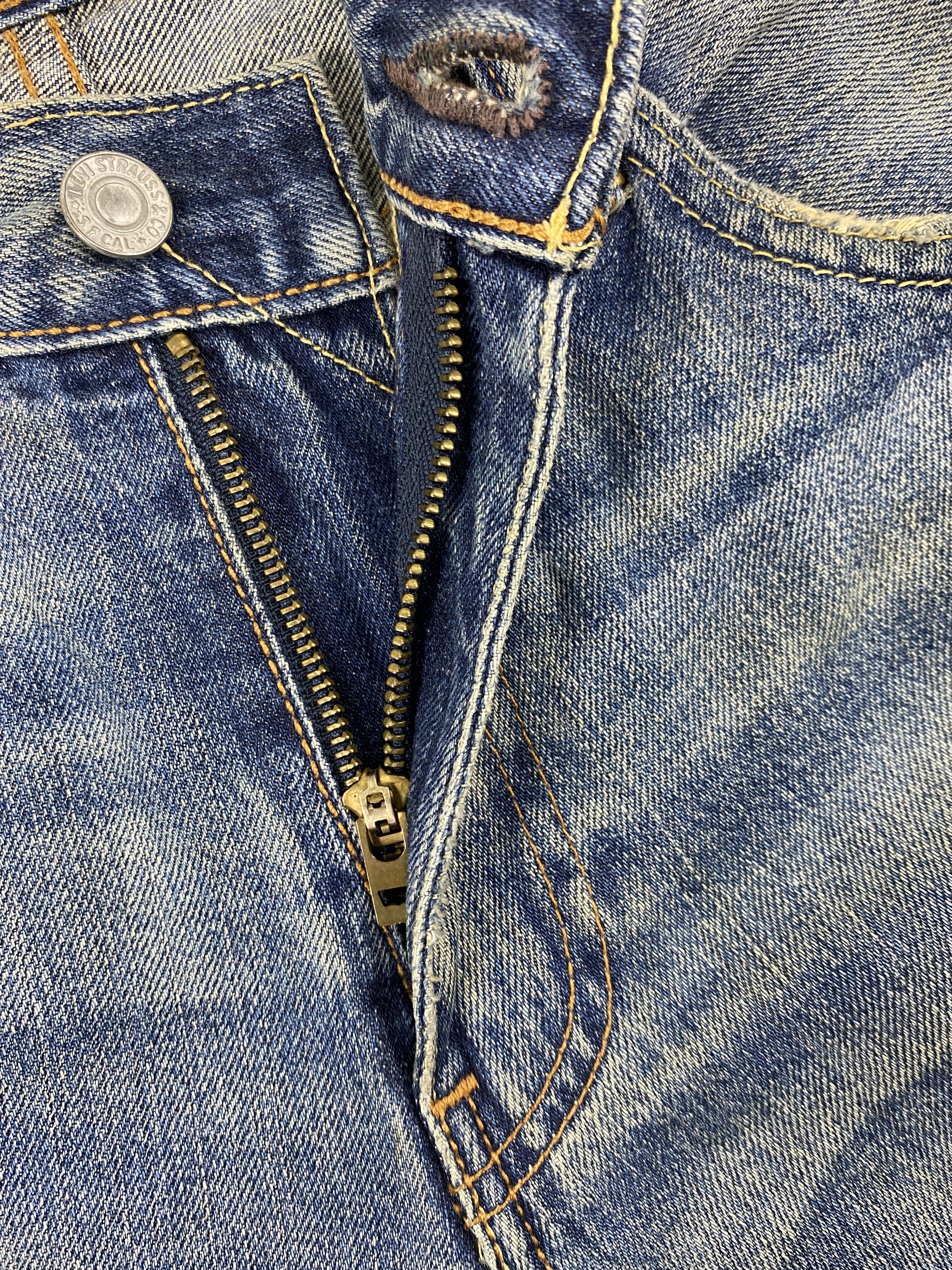 Levi's Dirty Used Blue Levi's 503 Jeans 31x29 Denim -SJ044 Size US 31 - 6 Thumbnail
