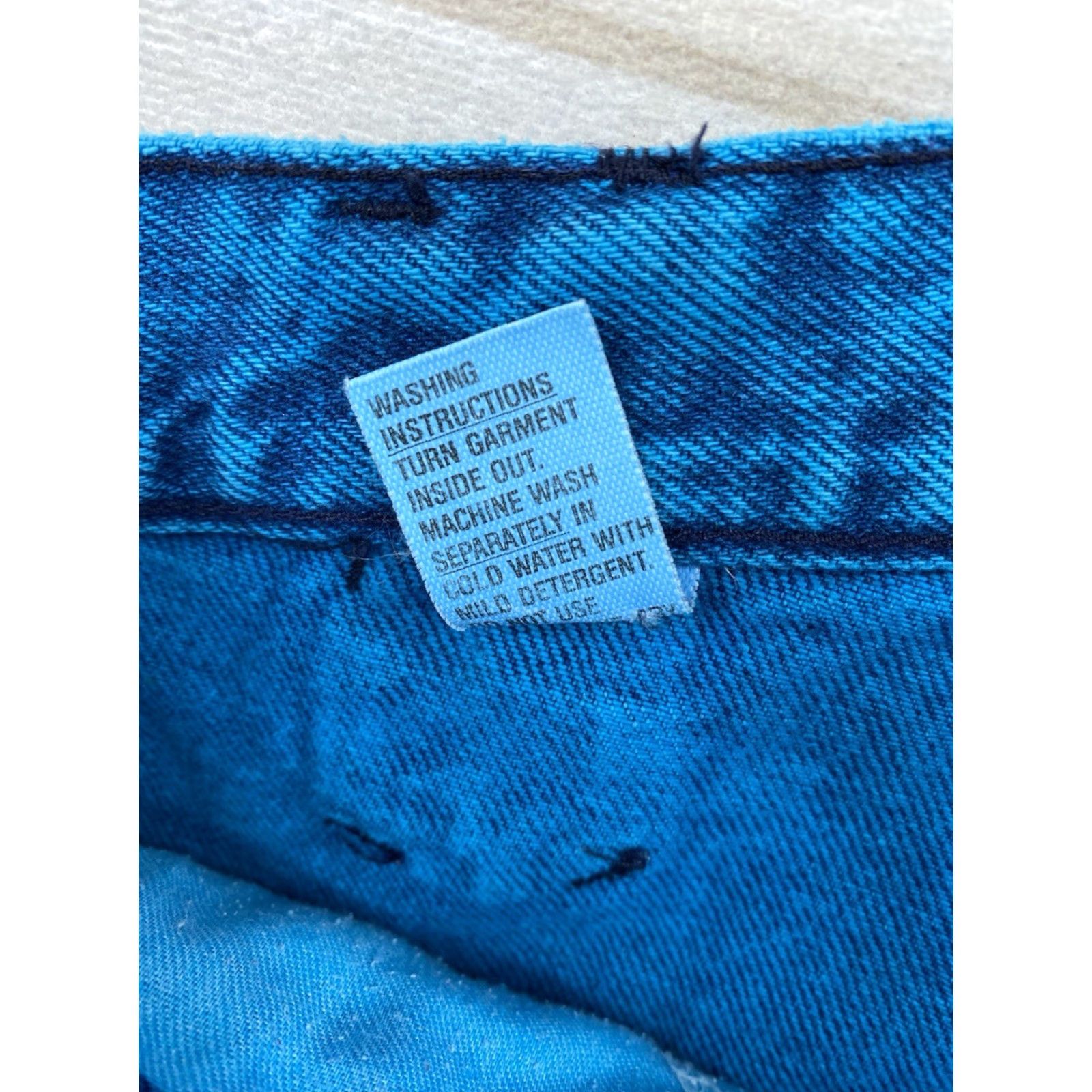 Roper VINTAGE Roper Jeans Women 11/12 Blue Bareback 80s 90s Western High Rise Pleated USA Shirt? Size 34" / US 12 / IT 48 - 7 Thumbnail