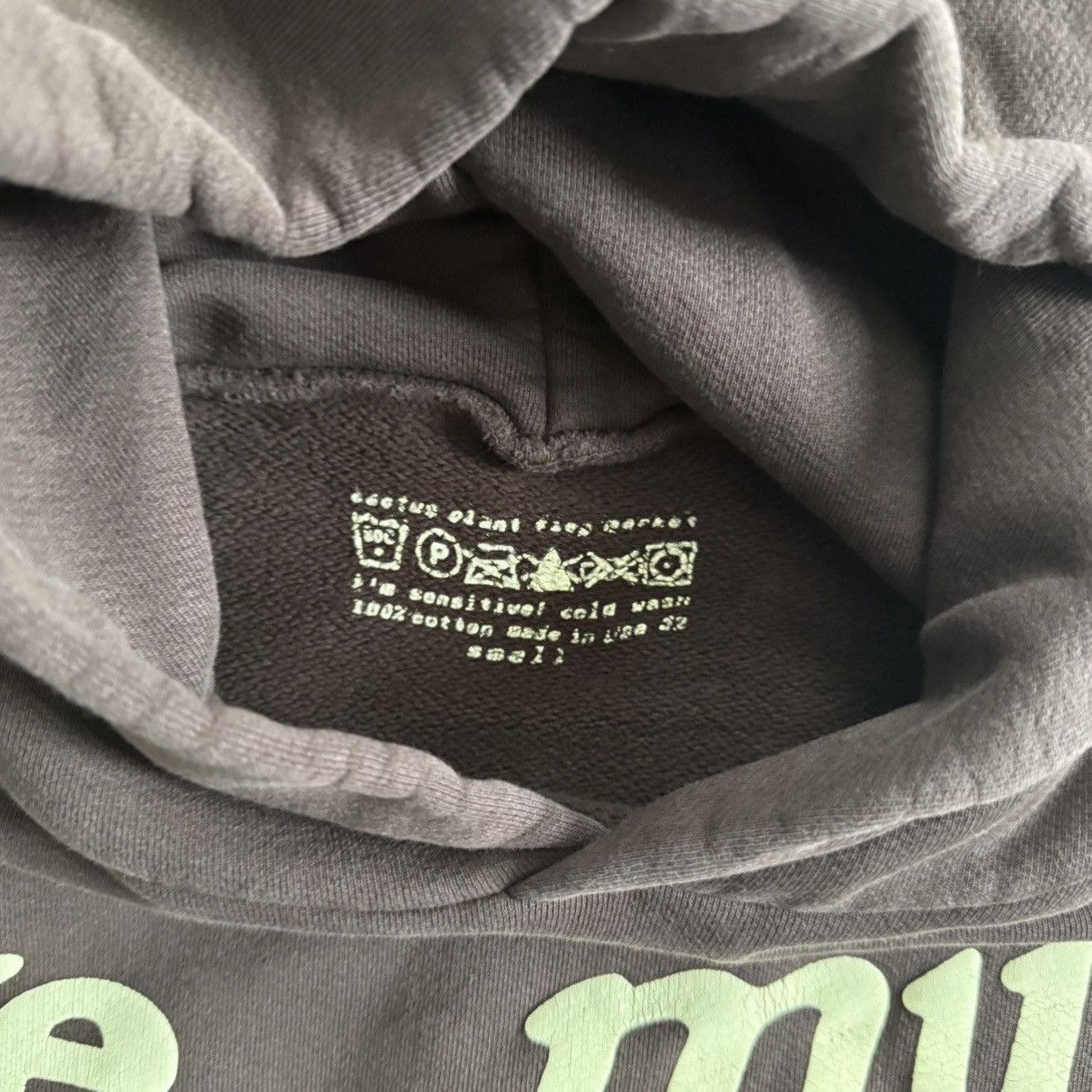 Cactus Plant Flea Market × Kanye West CPFM ‘Ye must be born again’ Brown Hoodie Size US M / EU 48-50 / 2 - 2 Thumbnail