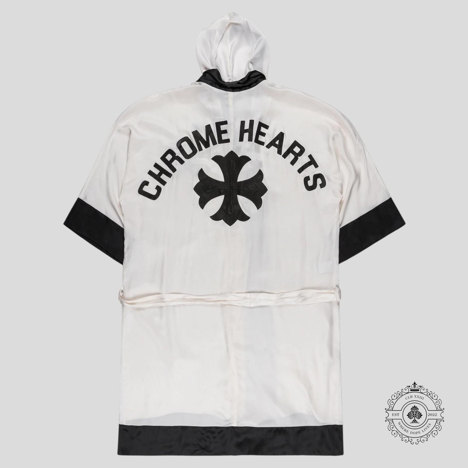Chrome Hearts Chrome Hearts Silk & Leather Boxing Robe Size ONE SIZE - 2 Thumbnail