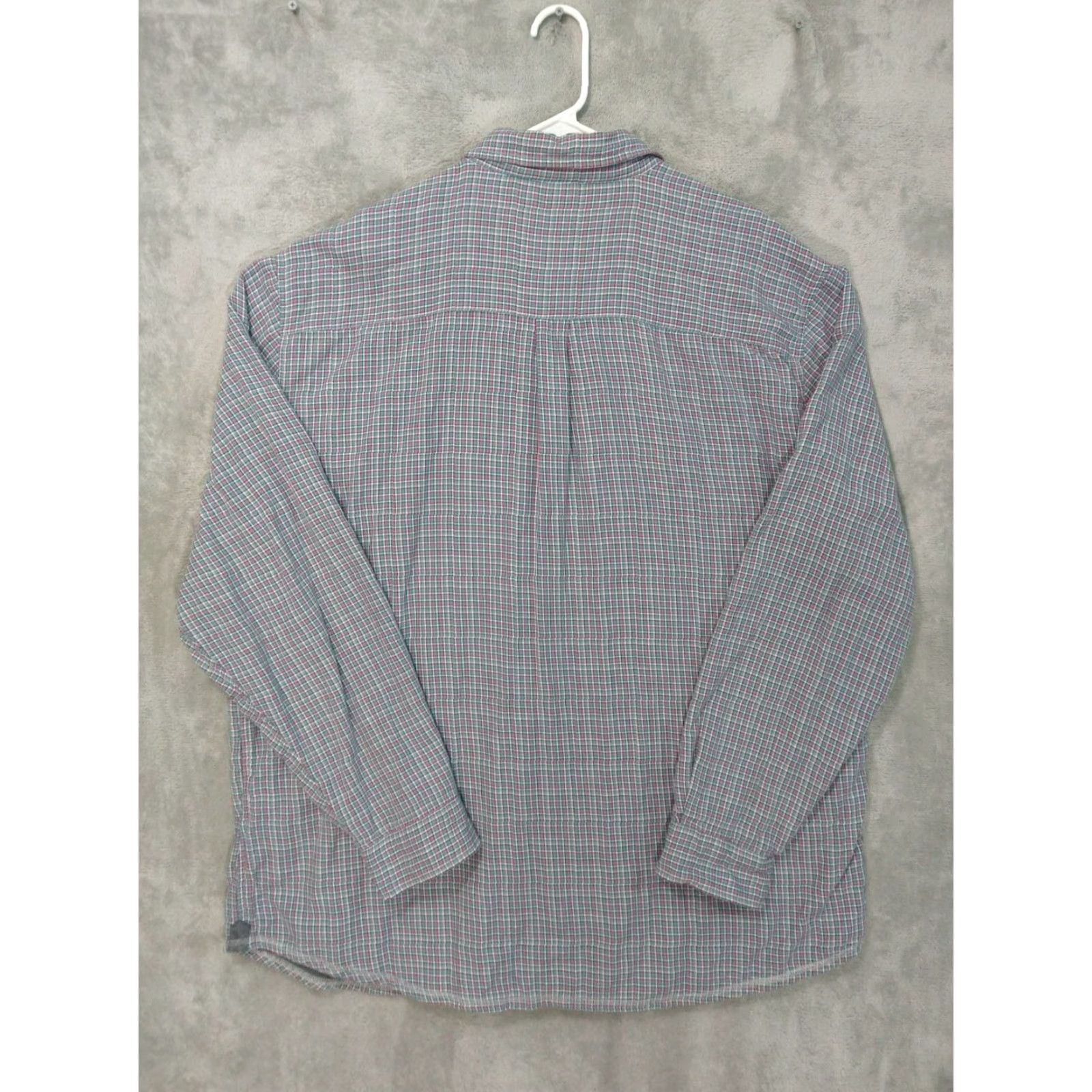 Carbon2Cobalt Shirt Carbon 2 Cobalt Mens 2XL Gray Plaid Flannel Long Sleeve Pocket Lined Size US XXL / EU 58 / 5 - 2 Thumbnail