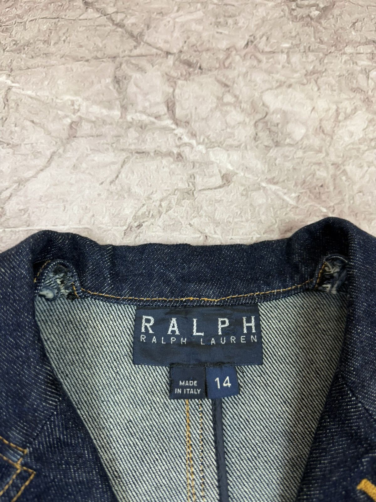 Polo Ralph Lauren Ralph Lauren Denim Blazer Dark Wash Vintage Workwear Style Size M / US 6-8 / IT 42-44 - 4 Thumbnail