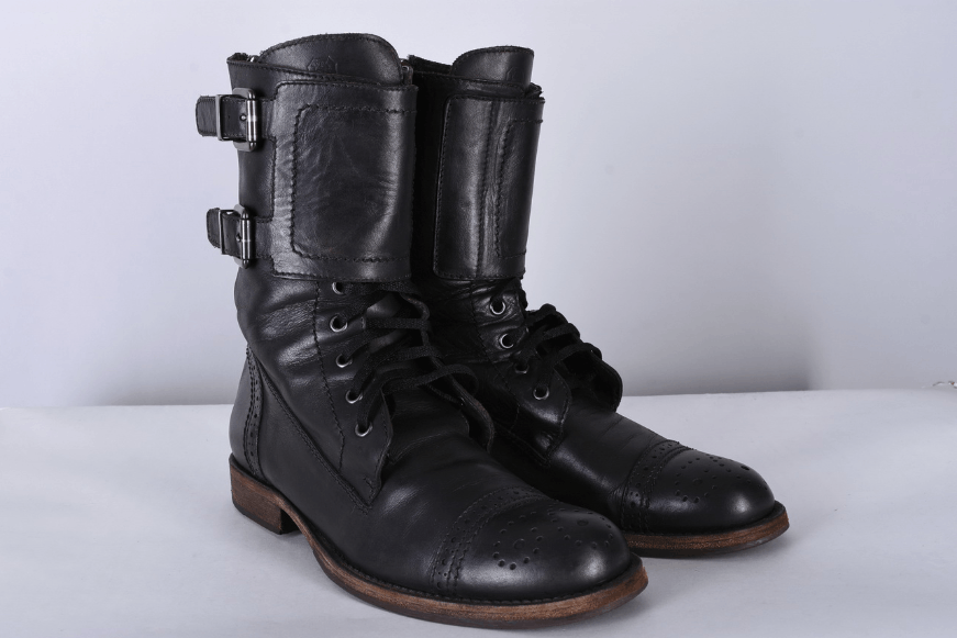 Brunello Cucinelli Women's Brunello Cucinelli Leather Boots Size 37.5/ UK4.5 Size US 7.5 / IT 37.5 - 1 Thumbnail