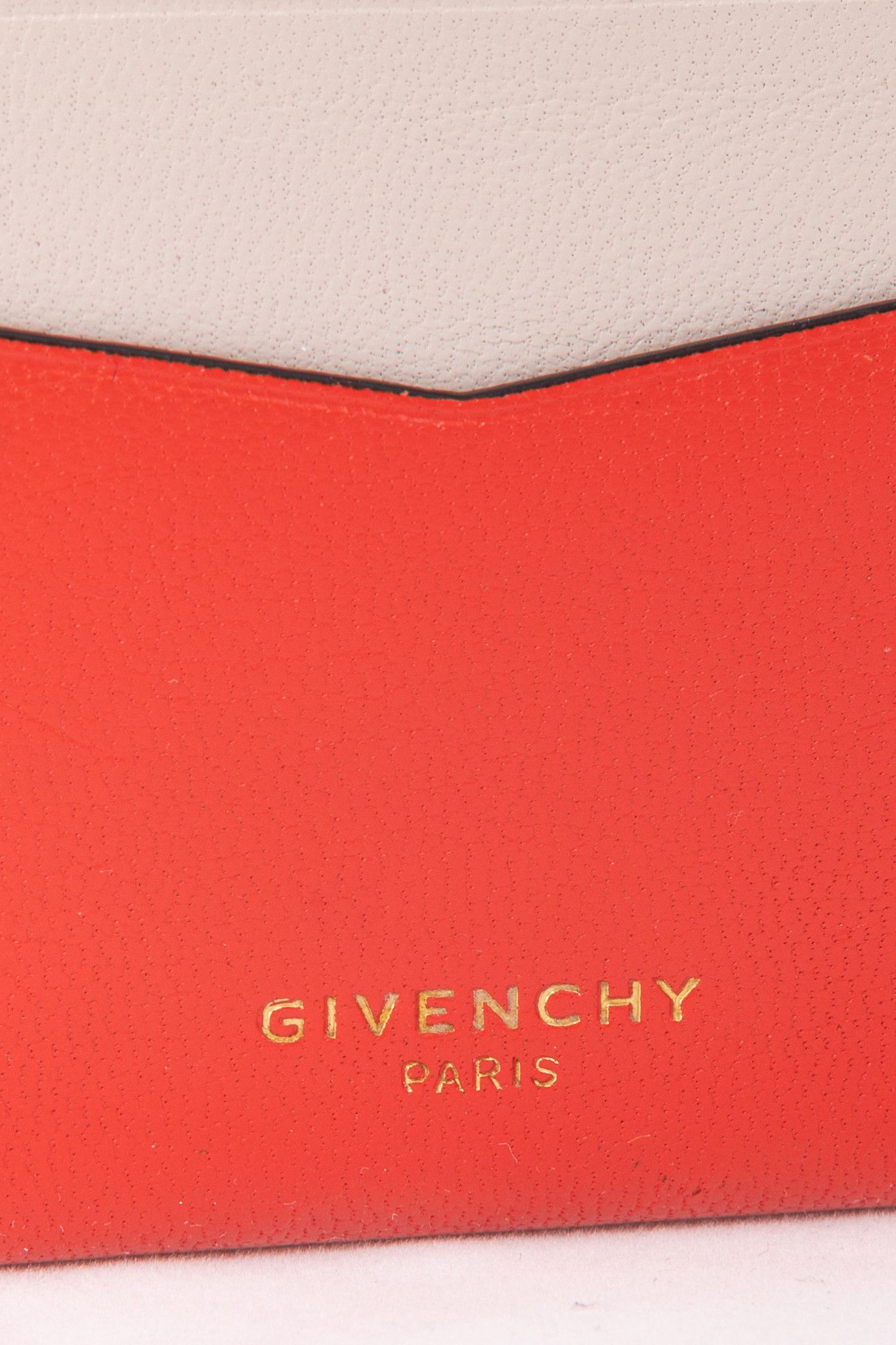 Givenchy Givenchy Edge Red & Pink Bi-Color Flat Grained Card Case Size ONE SIZE - 7 Thumbnail