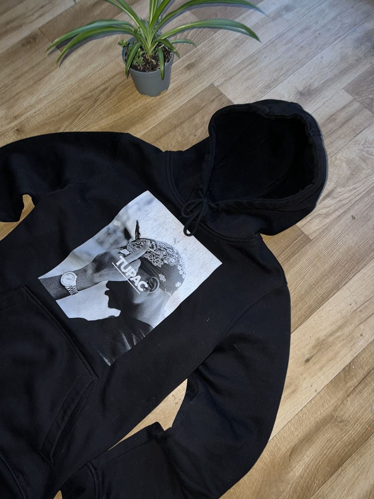 Rap Tees × Vintage Tupac Hoodie Rap 2Pac medium Size US M / EU 48-50 / 2 - 2 Thumbnail