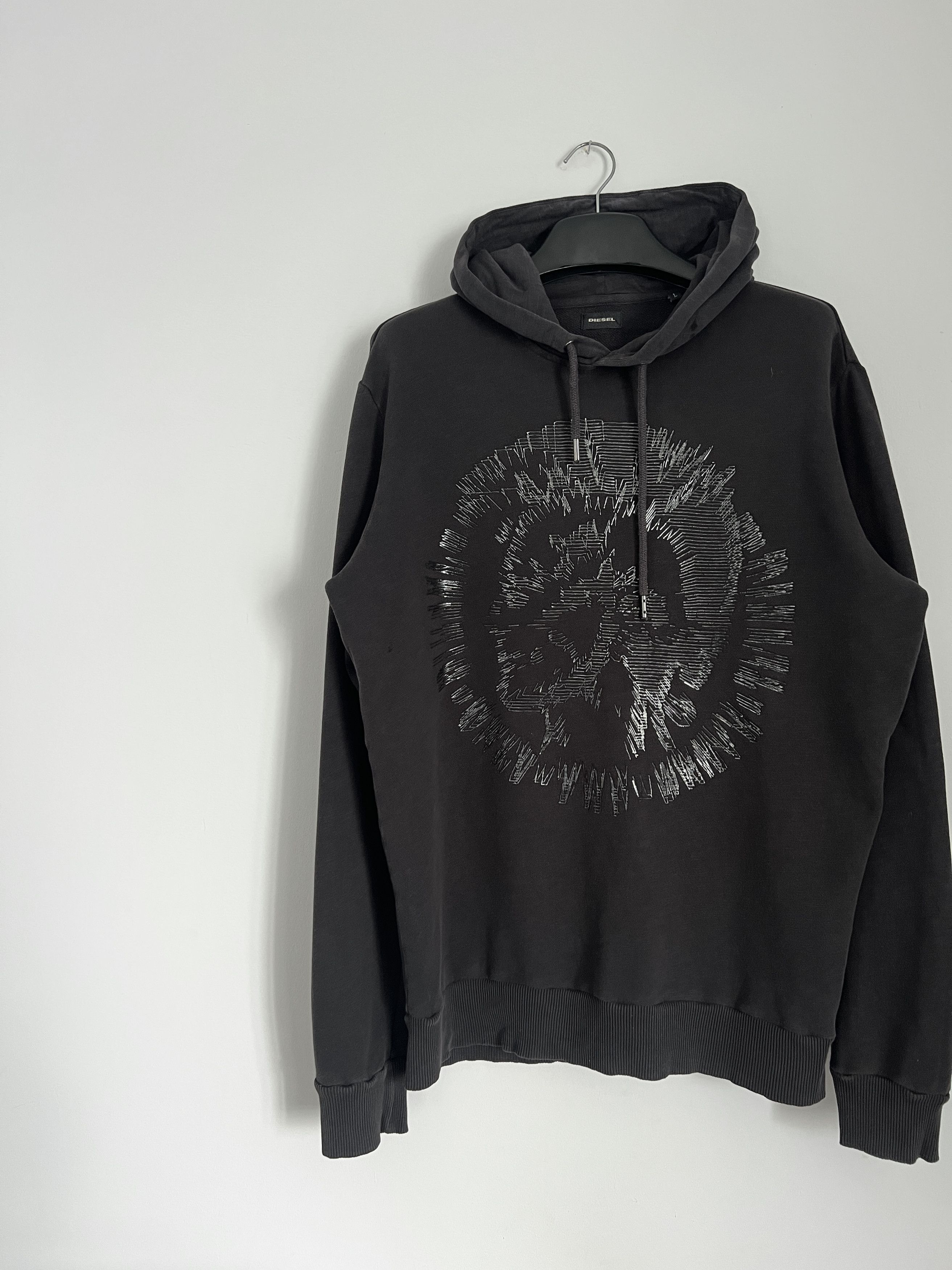 Diesel Diesel hoodie big logo y2k vintage Size US M / EU 48-50 / 2 - 10 Thumbnail