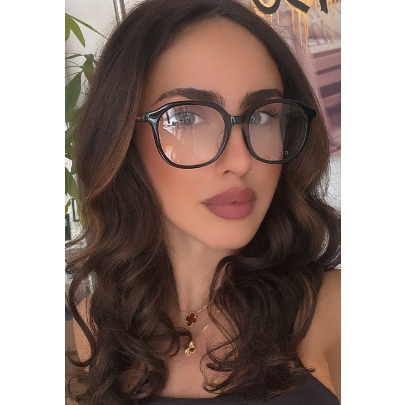 Gucci NEW Gucci GG0932OA Black Round Unisex Eyeglasses Frames Size ONE SIZE - 2 Thumbnail