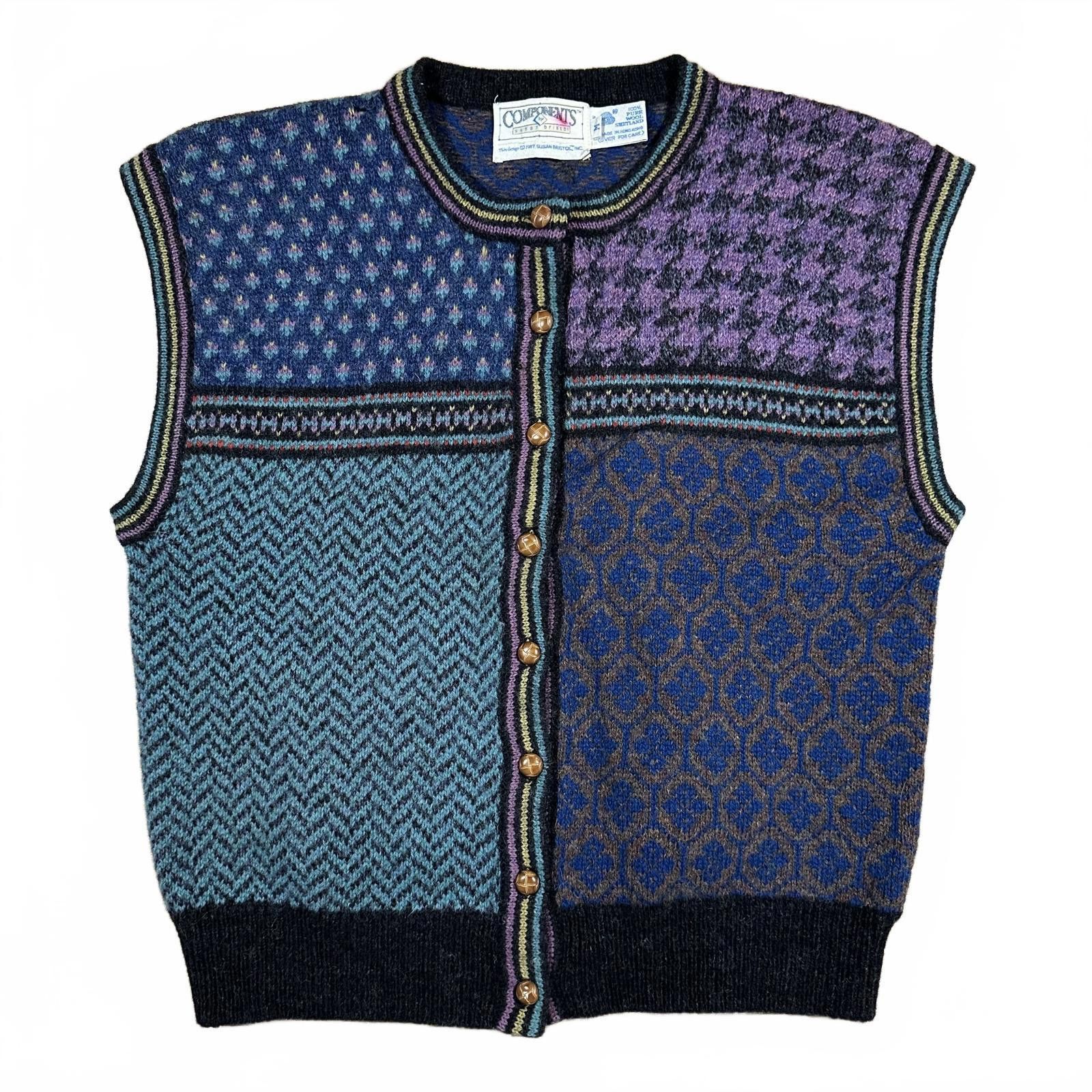 Other Components Susan Bristol sleeveless patchwork wool sweater Size M / US 6-8 / IT 42-44 - 1 Thumbnail