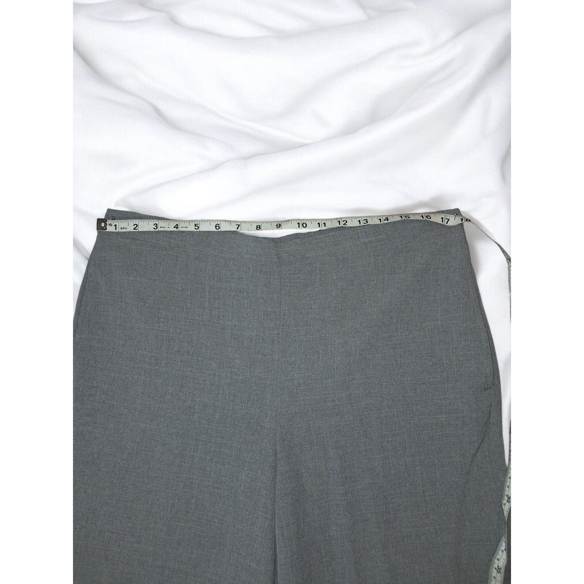 Other Alfred Dunner Women's Pull-On Pants – Size 16P – Gray Hounds Size 38" / US 16 / IT 52 - 4 Thumbnail