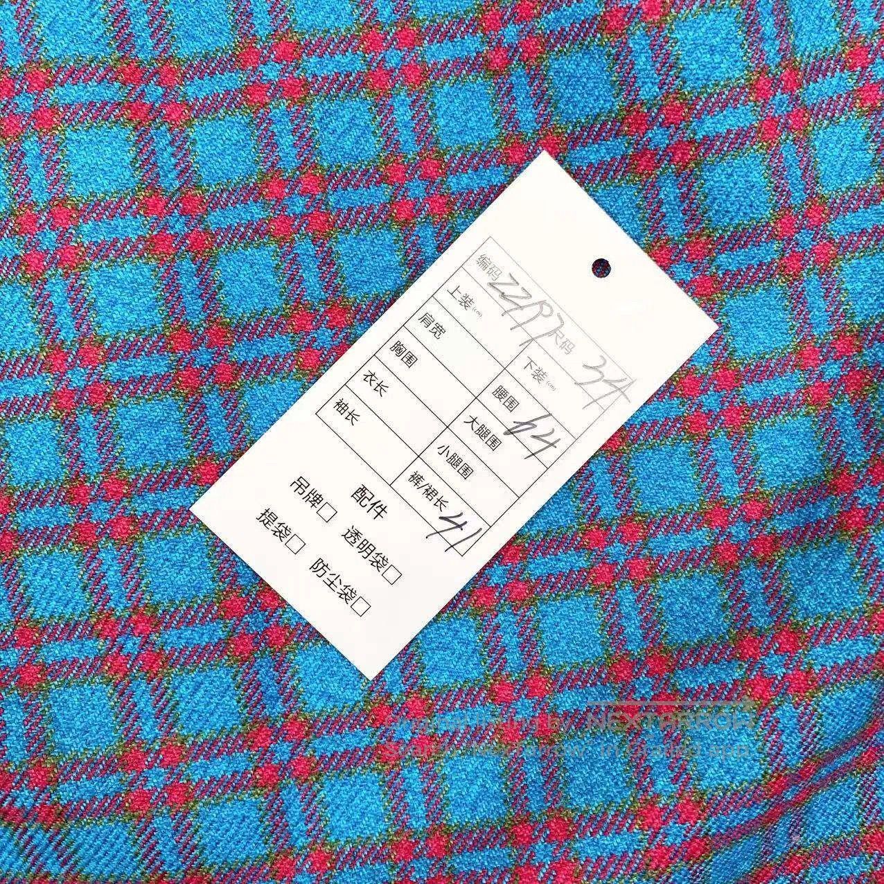 Dior Dior Color-blocked houndstooth skirts| Size 42" / US 20 - 6 Thumbnail
