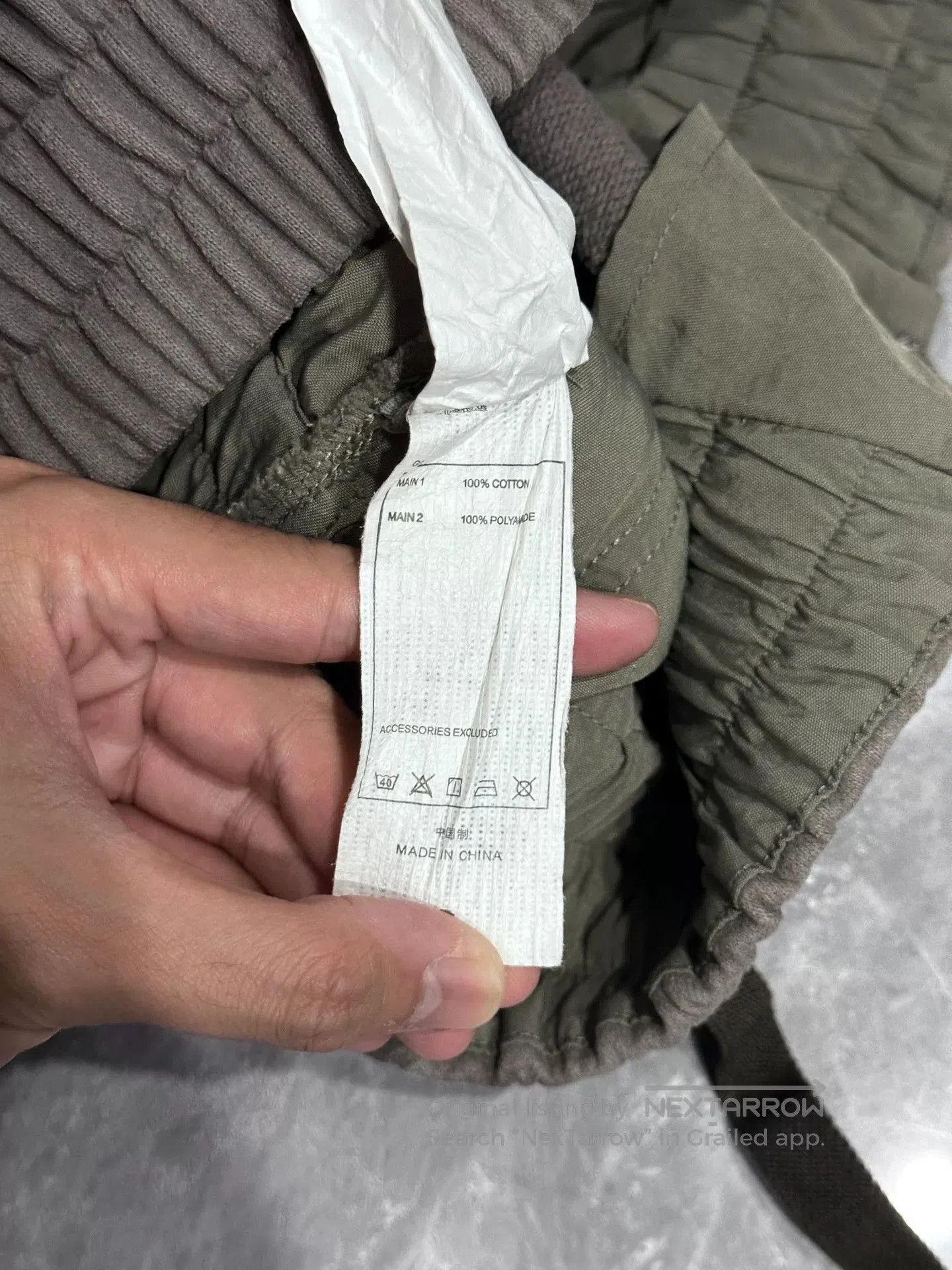 Hamcus Dark Green Washed Functional Long Pants. Size US 28 / EU 44 - 4 Thumbnail